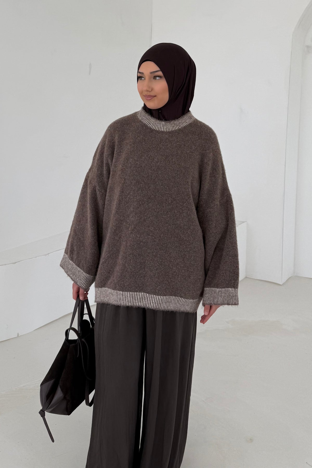 Pullover mit Streifen