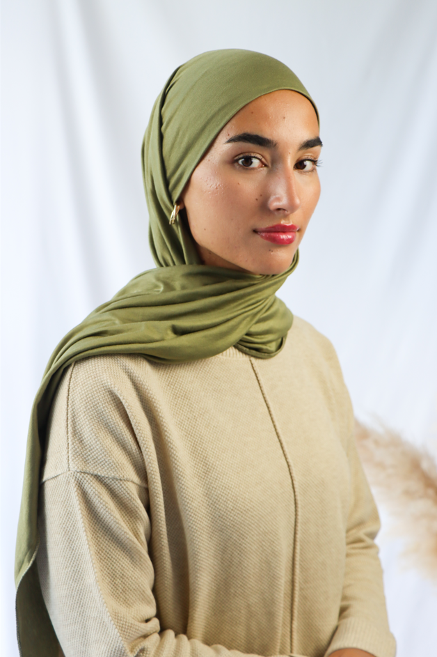 MAILLOT VERT OLIVE