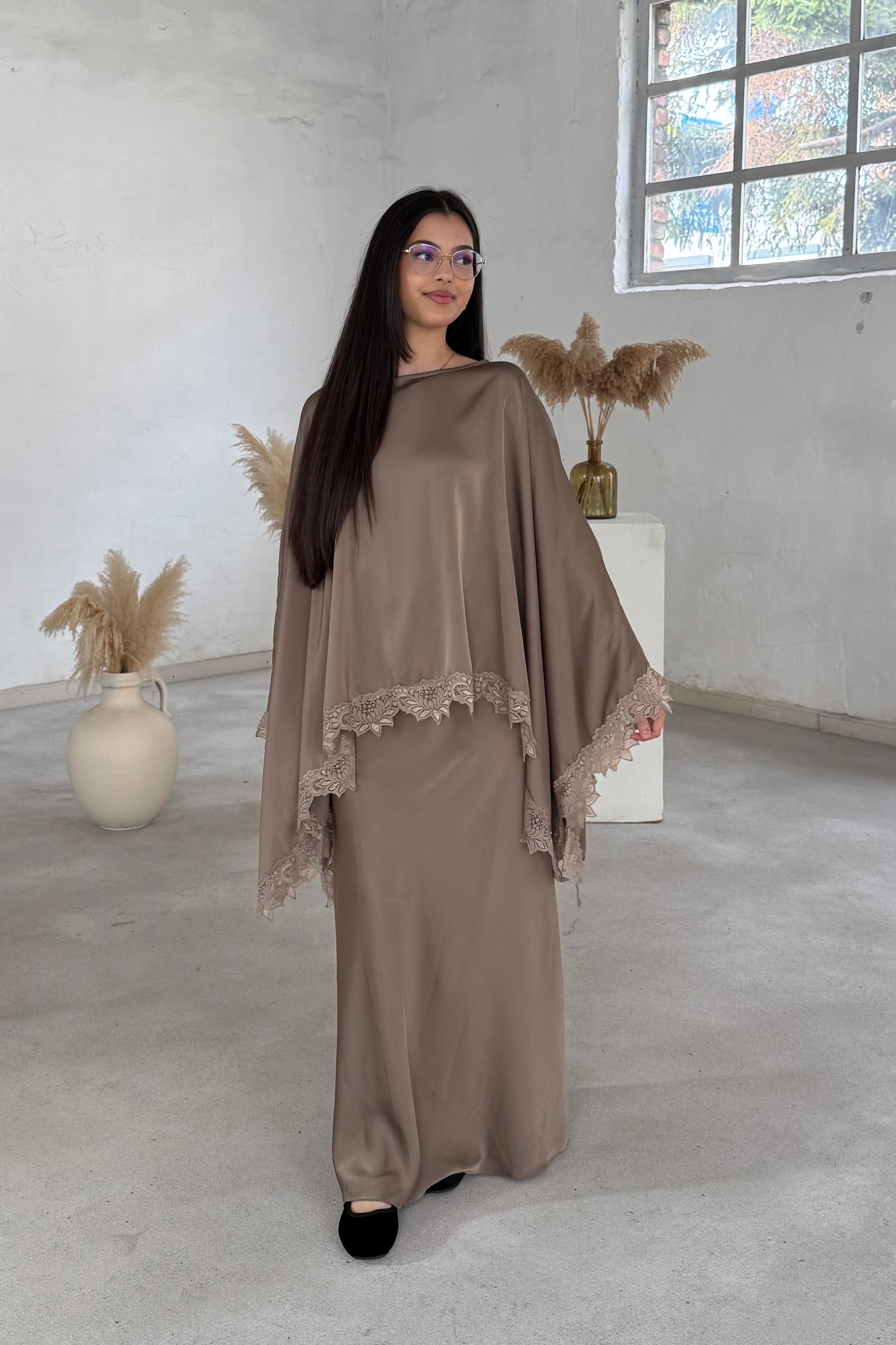 Salma 2-Teiler mit Satin