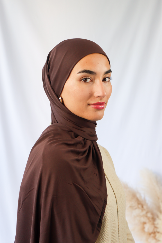 JERSEY MARRON CHOCOLAT
