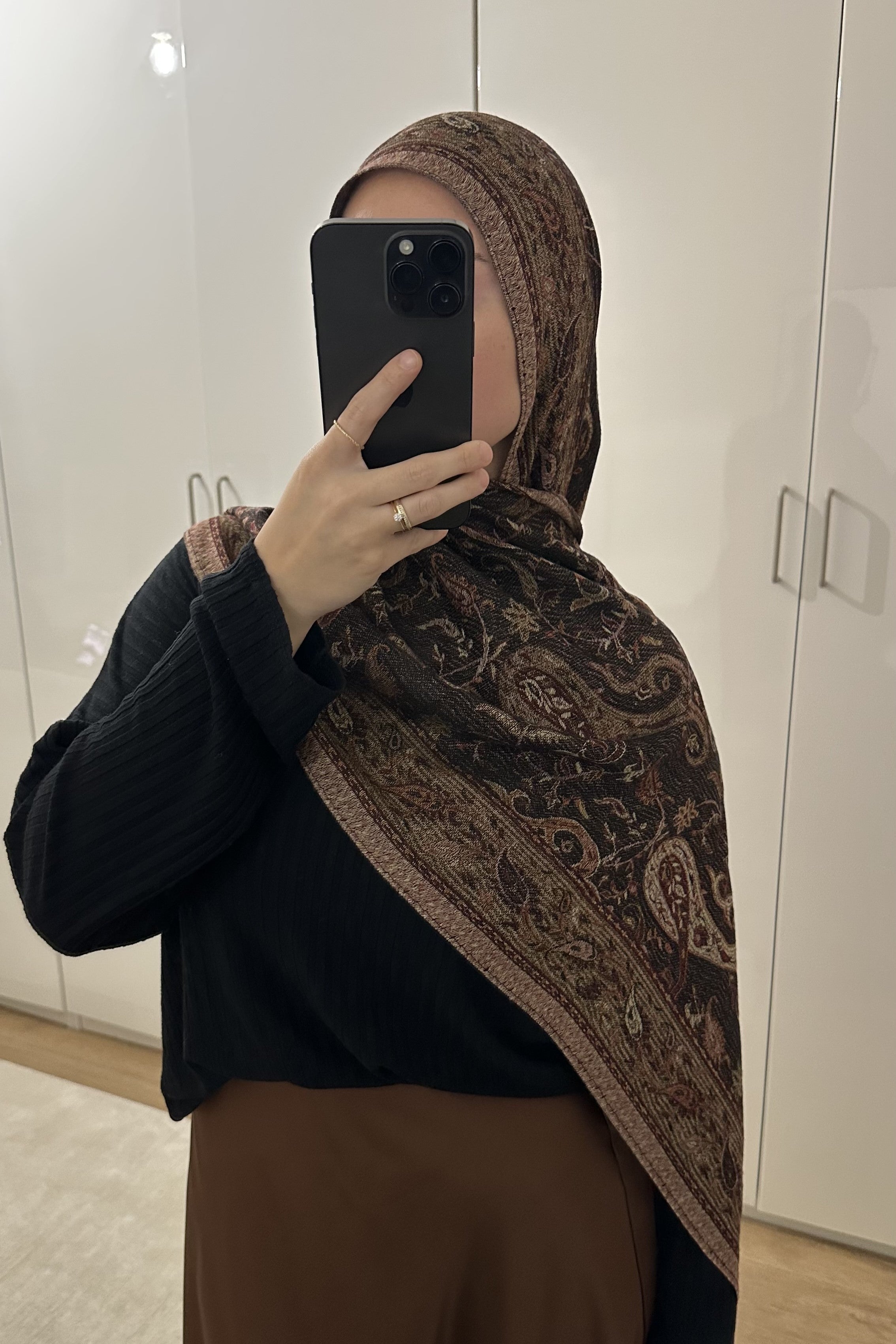 Pashmina marron