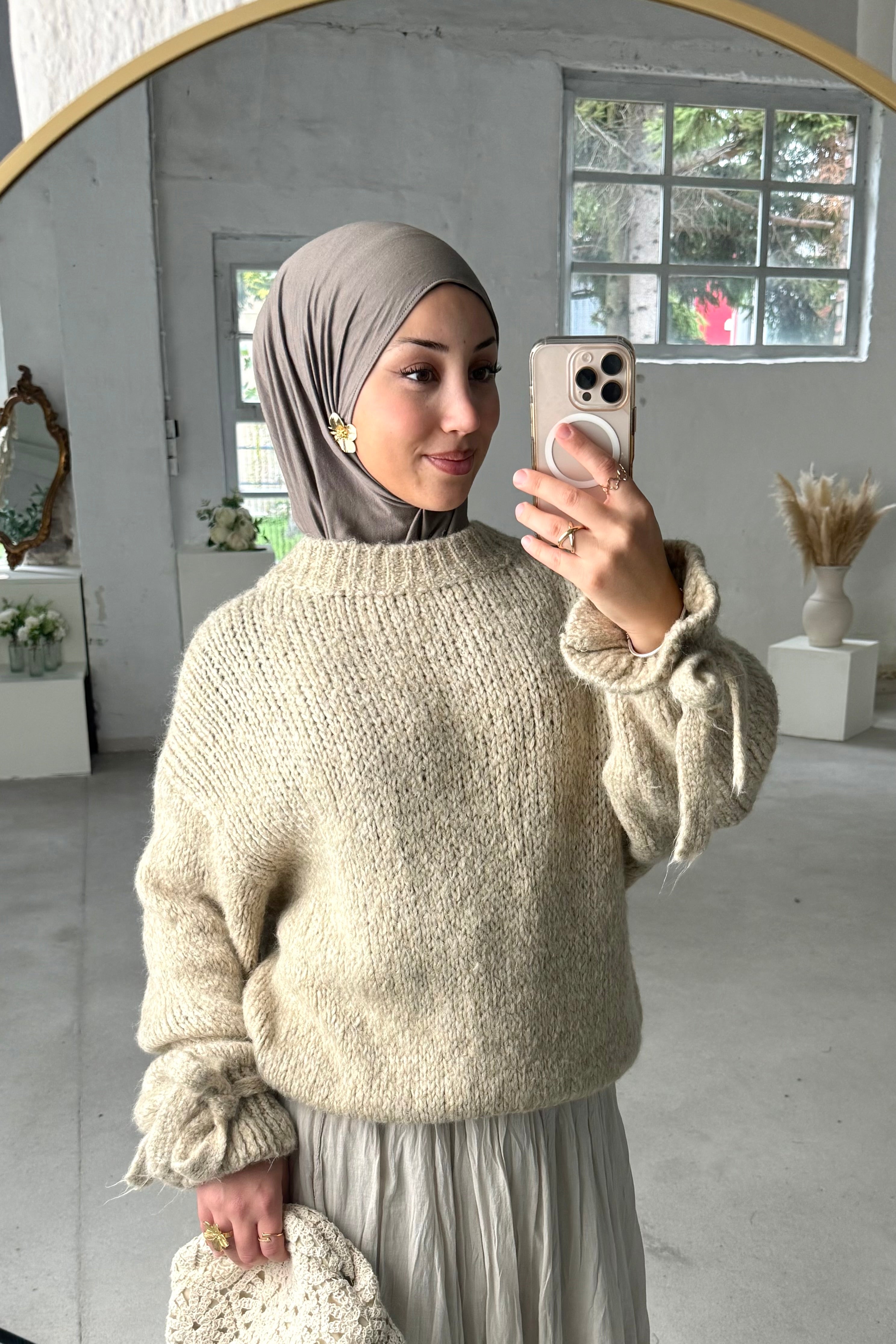 Mimi PULLOVER MIT SCHÜRDETAIL