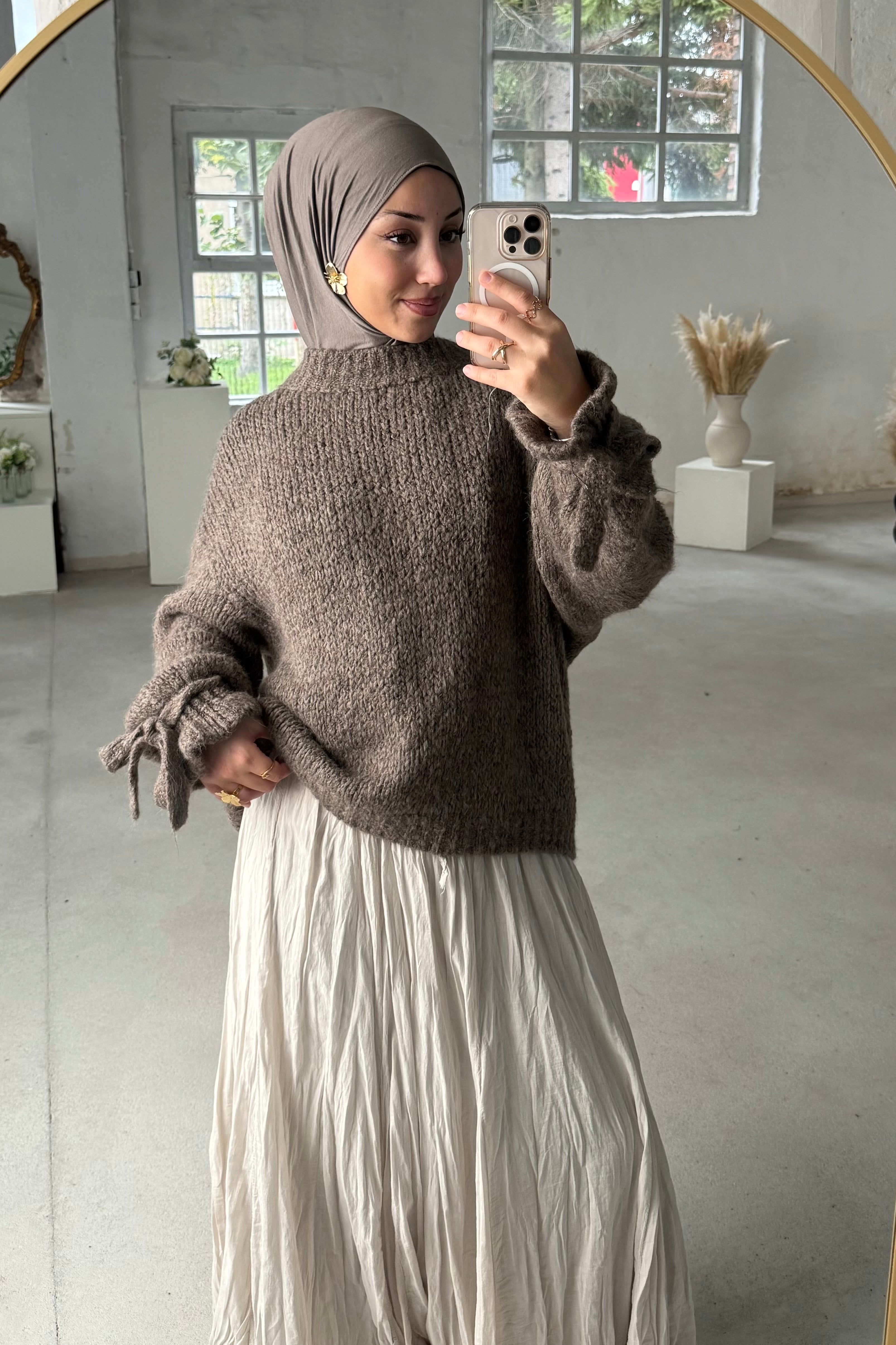Mimi PULLOVER MIT SCHÜRDETAIL