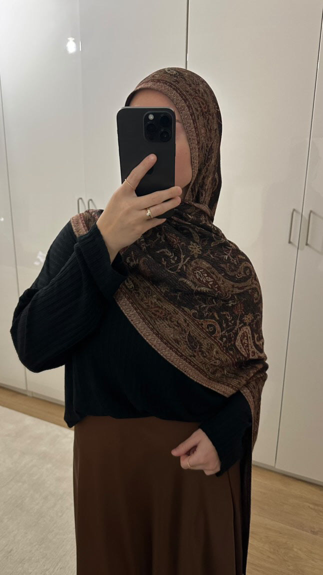 Pashmina marron