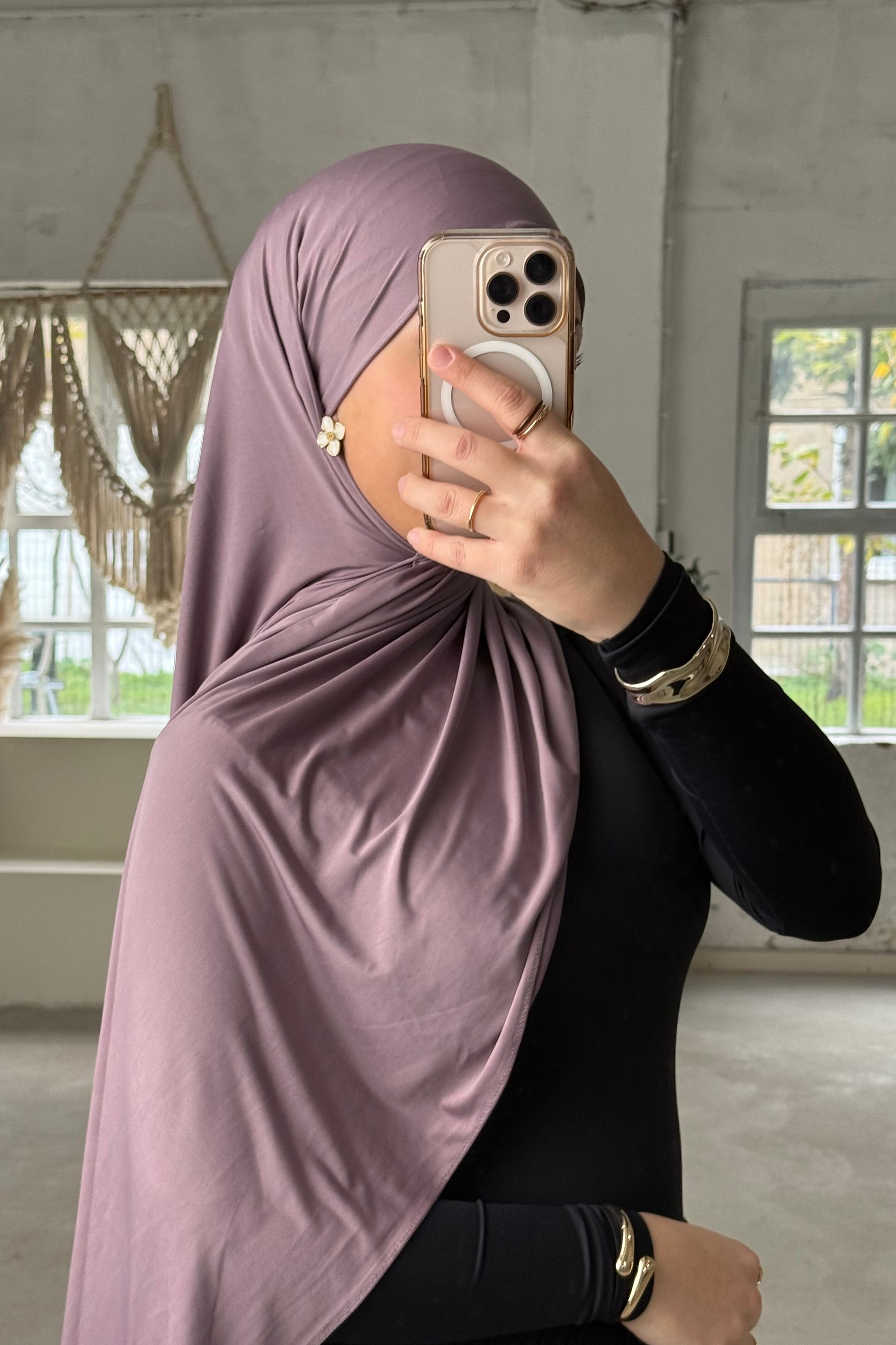 Liquid Jersey in Lila