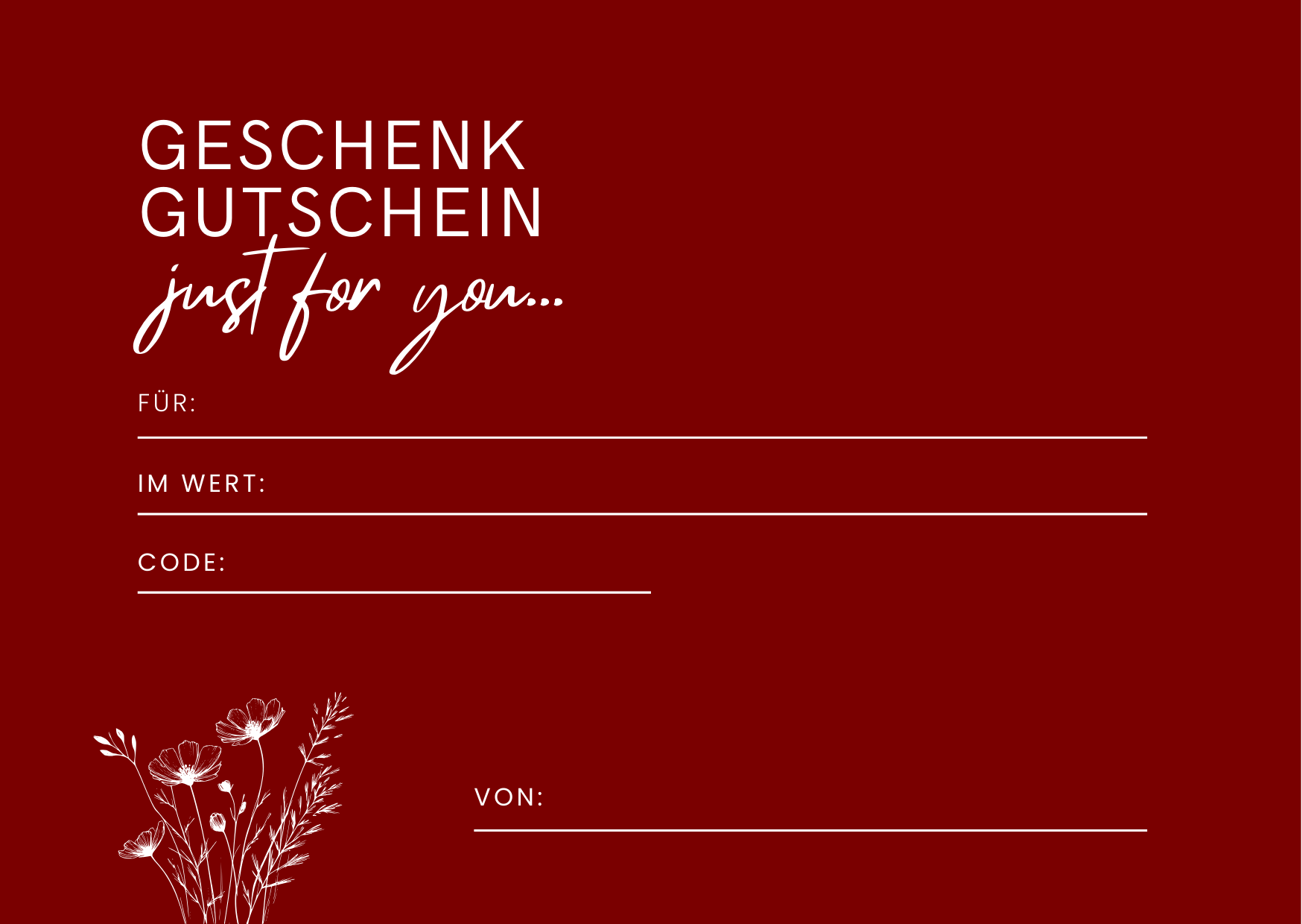 Geschenkgutschein