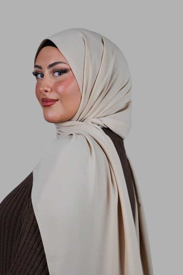 PREMIUM KREPP IN BEIGE