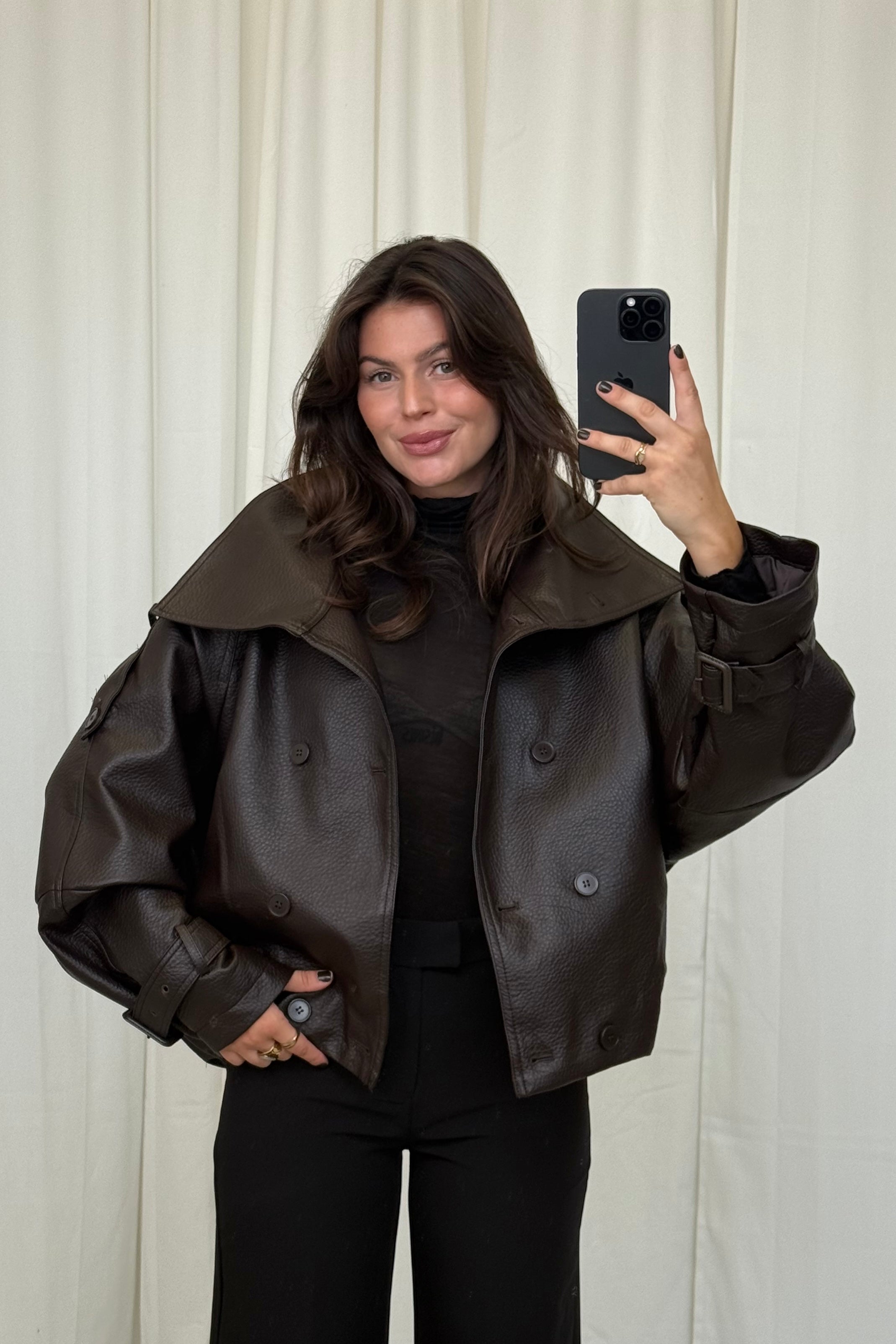 Lederjacke