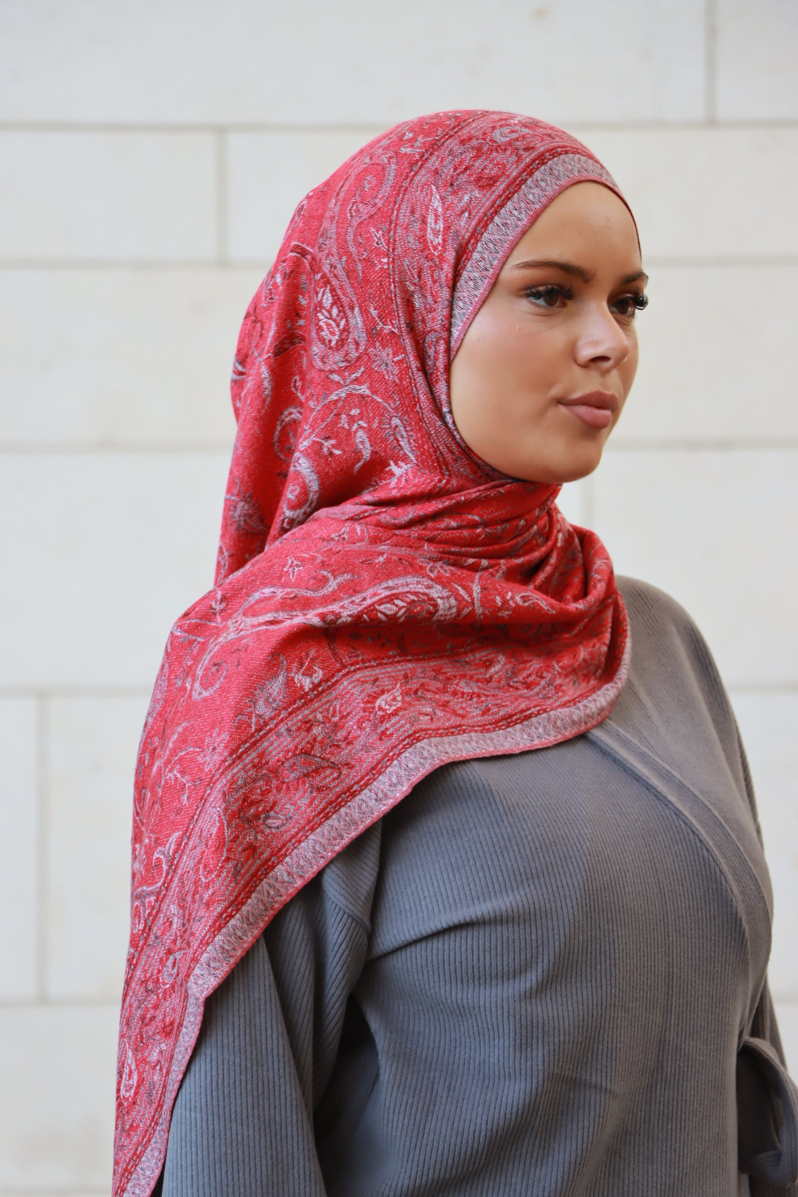 Pashmina in red