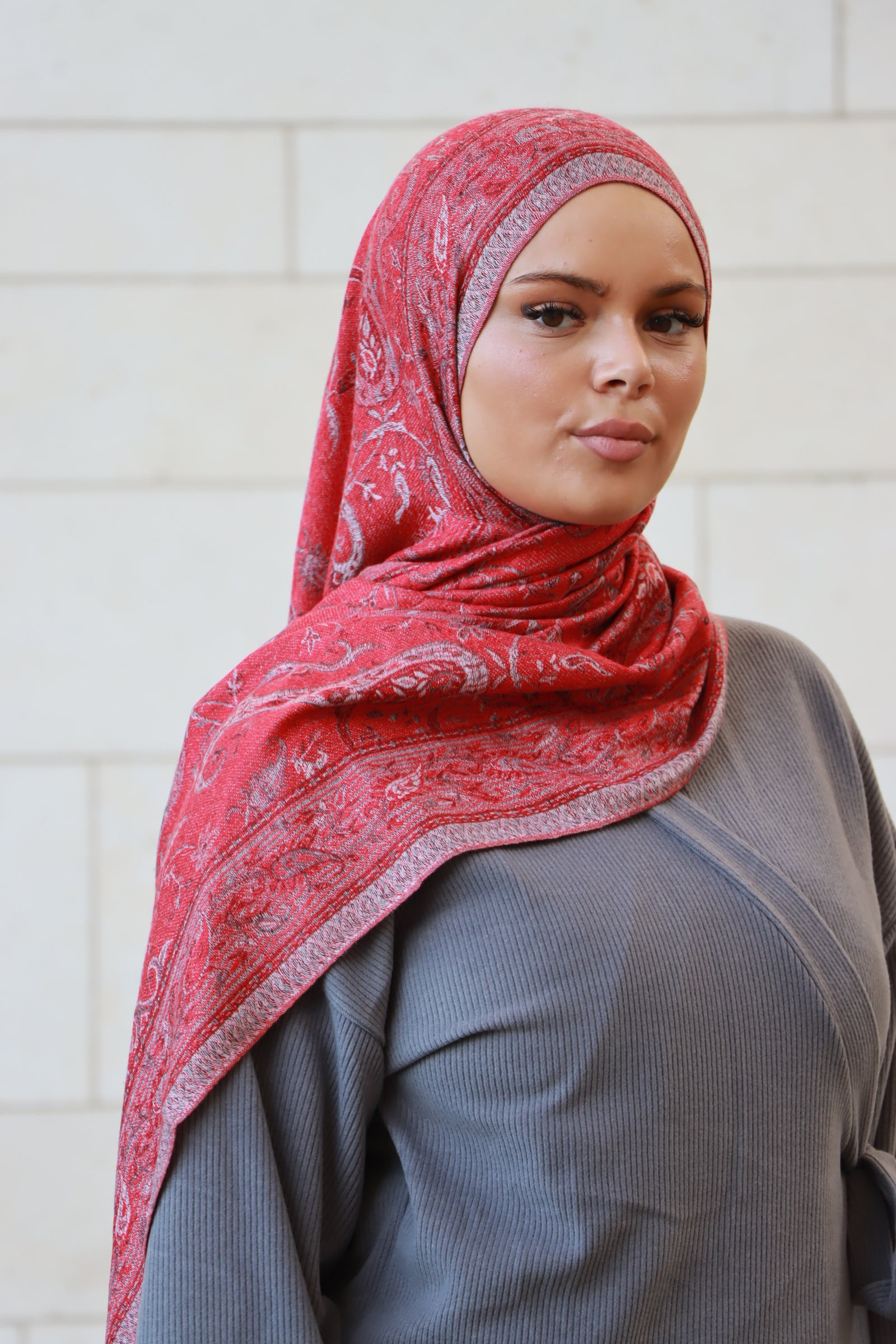 Pashmina in red