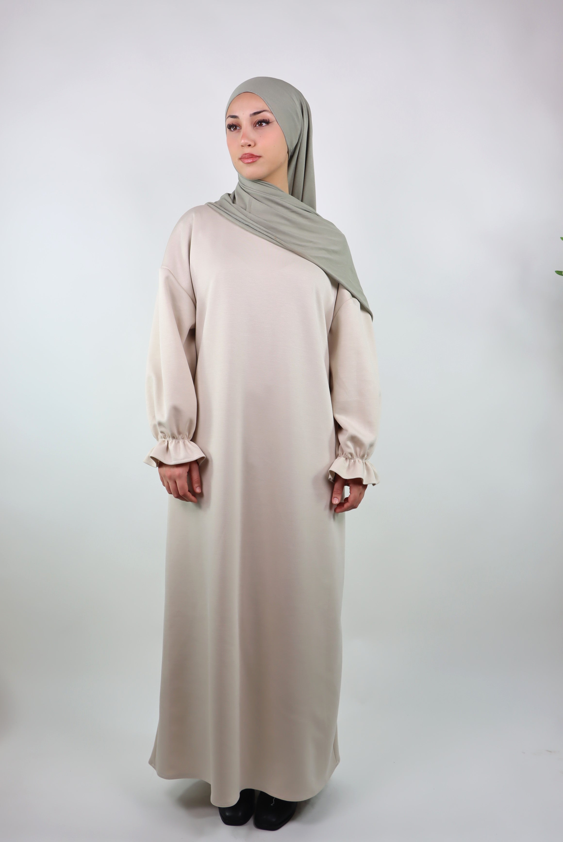 Sama Kleid in Beige