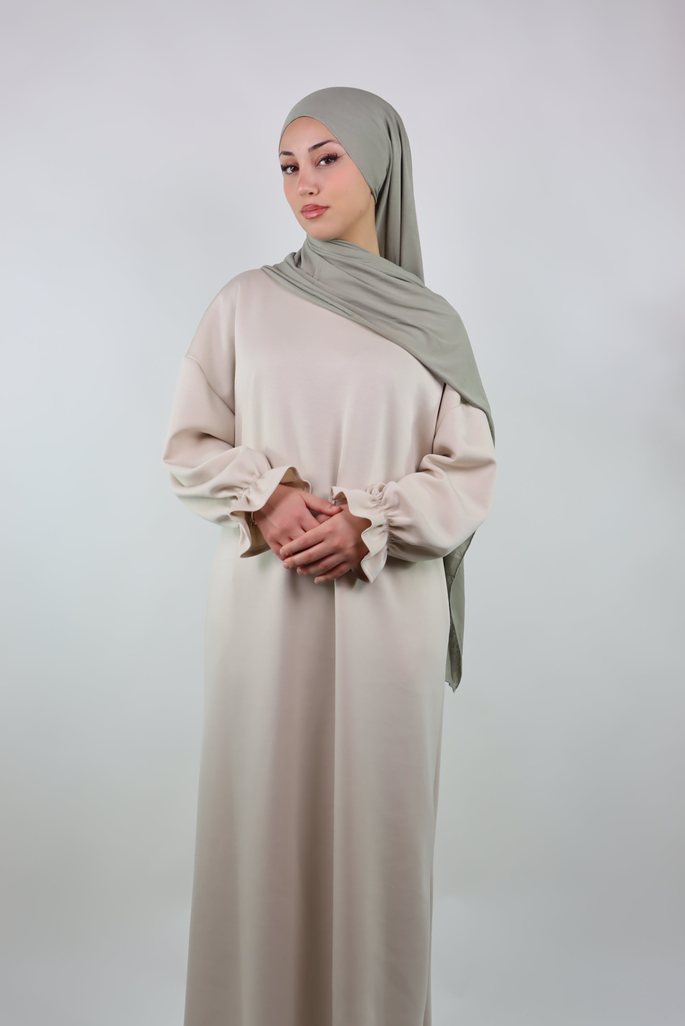 Sama Kleid in Beige