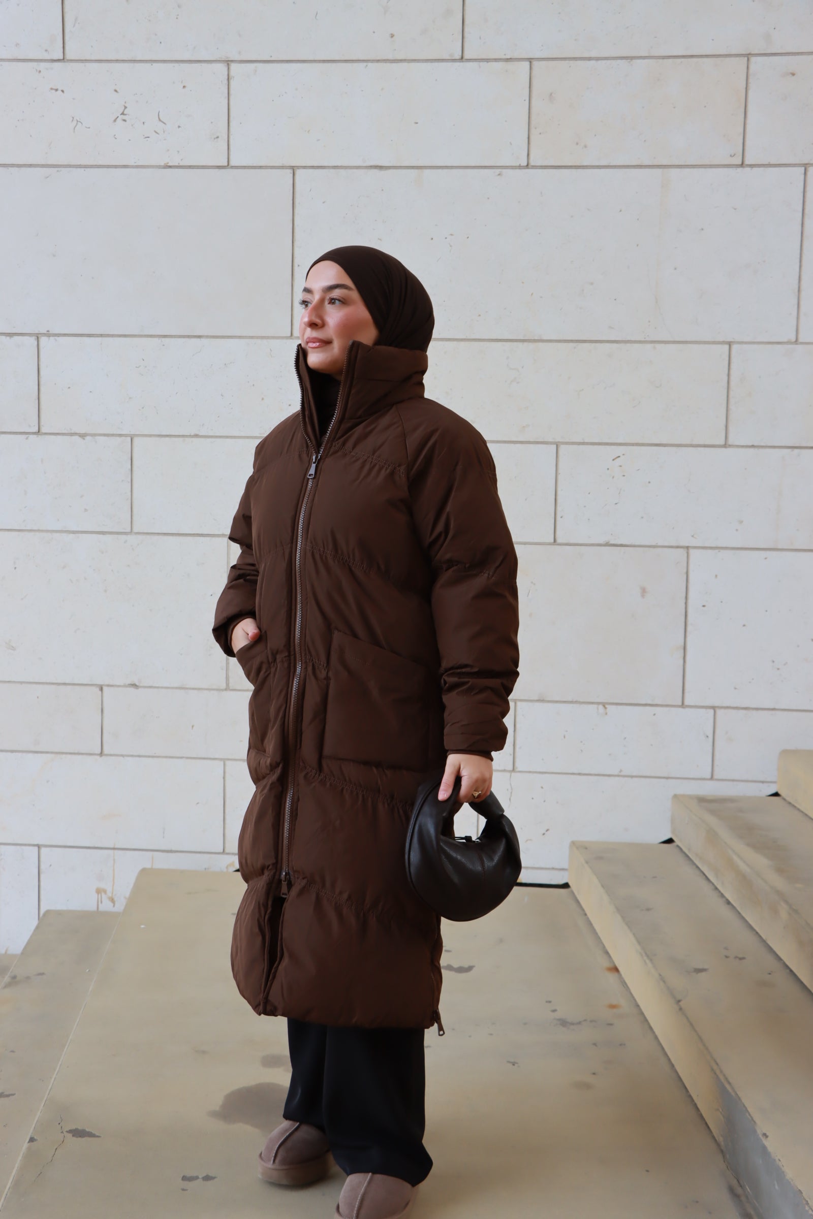 Pelin Parka in Braun