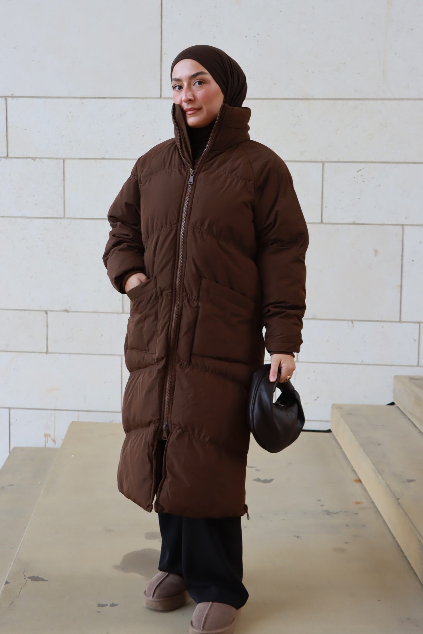 Pelin Parka in Braun