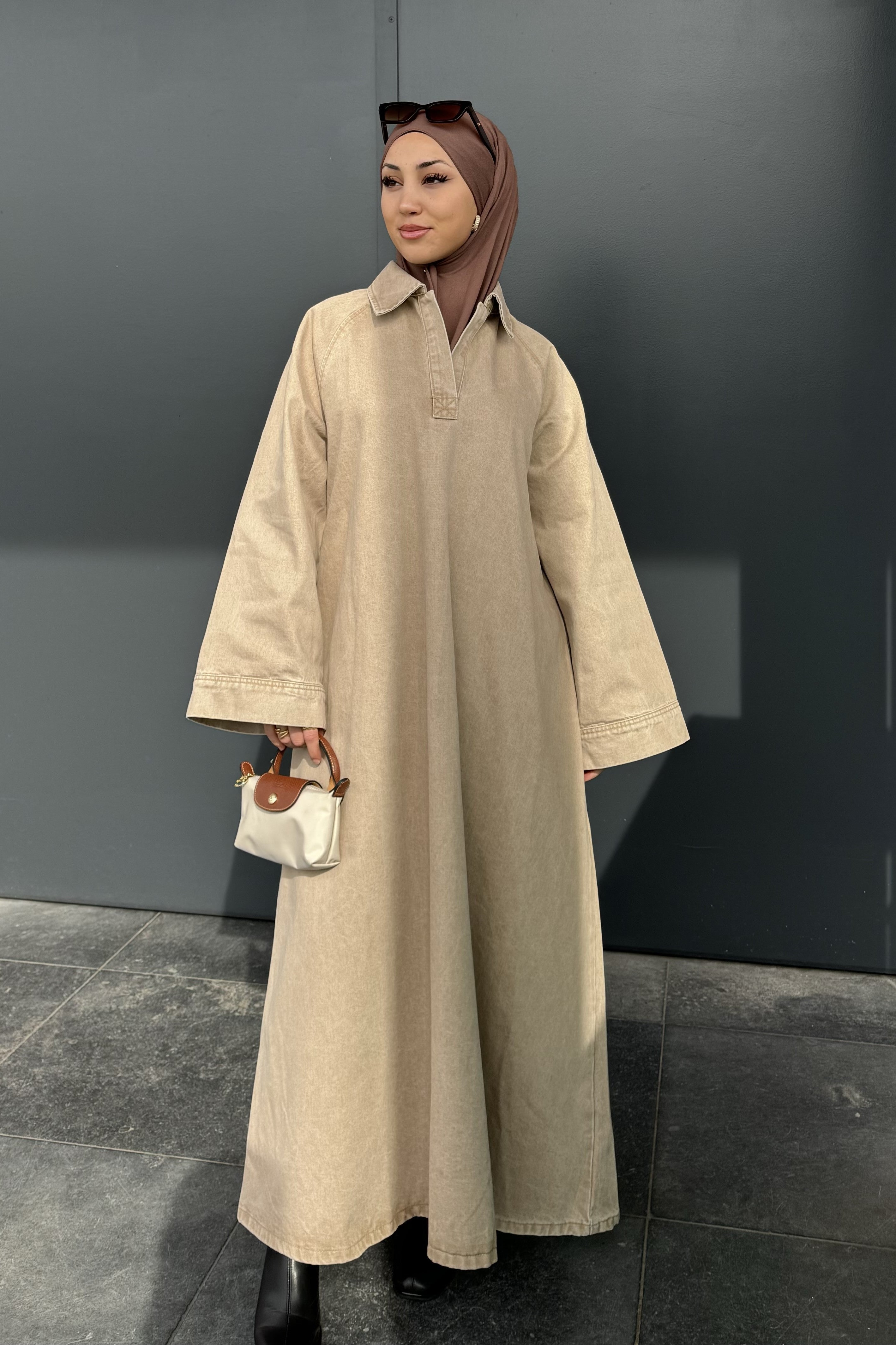 Denim Abaya