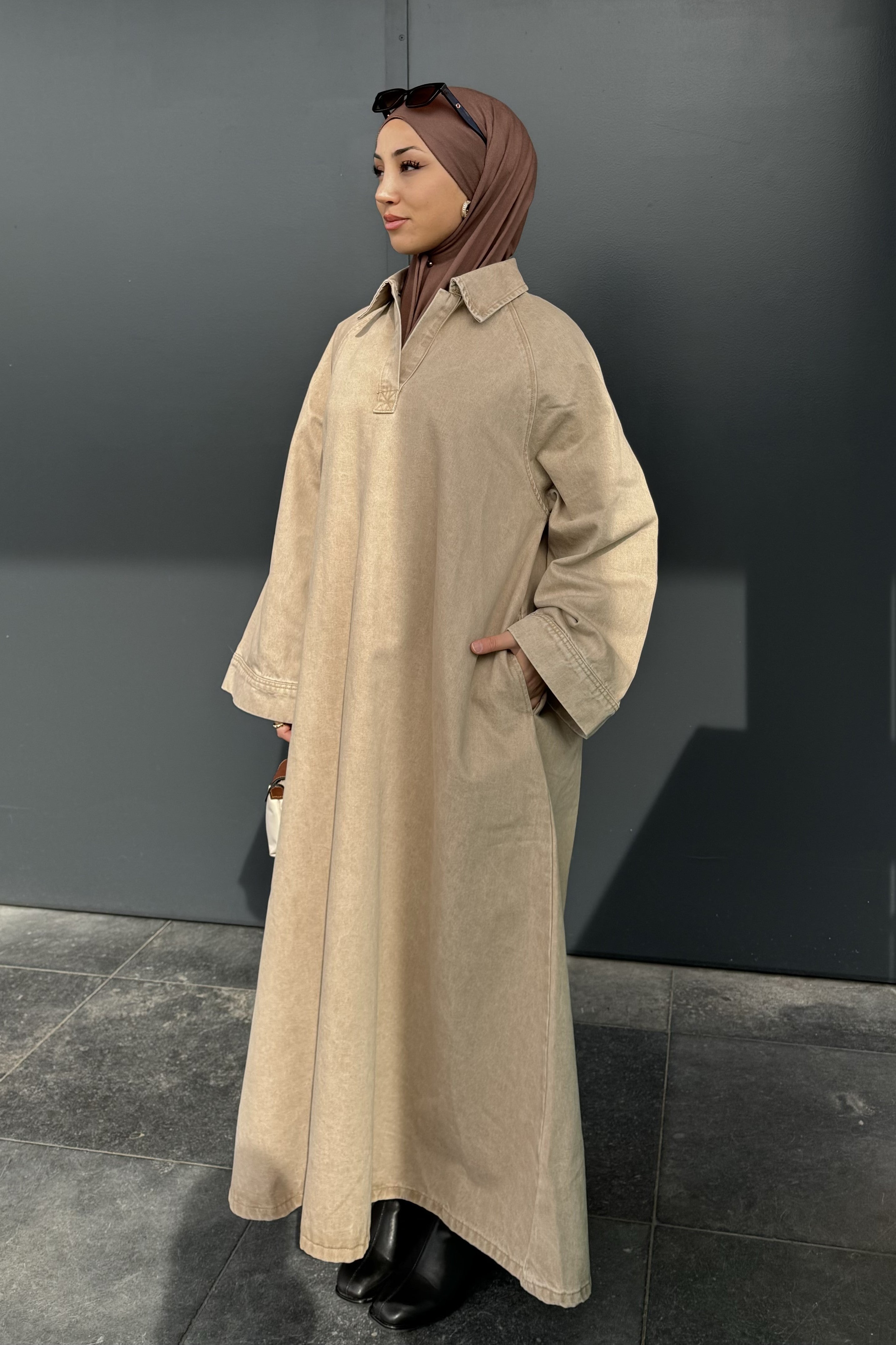Denim Abaya