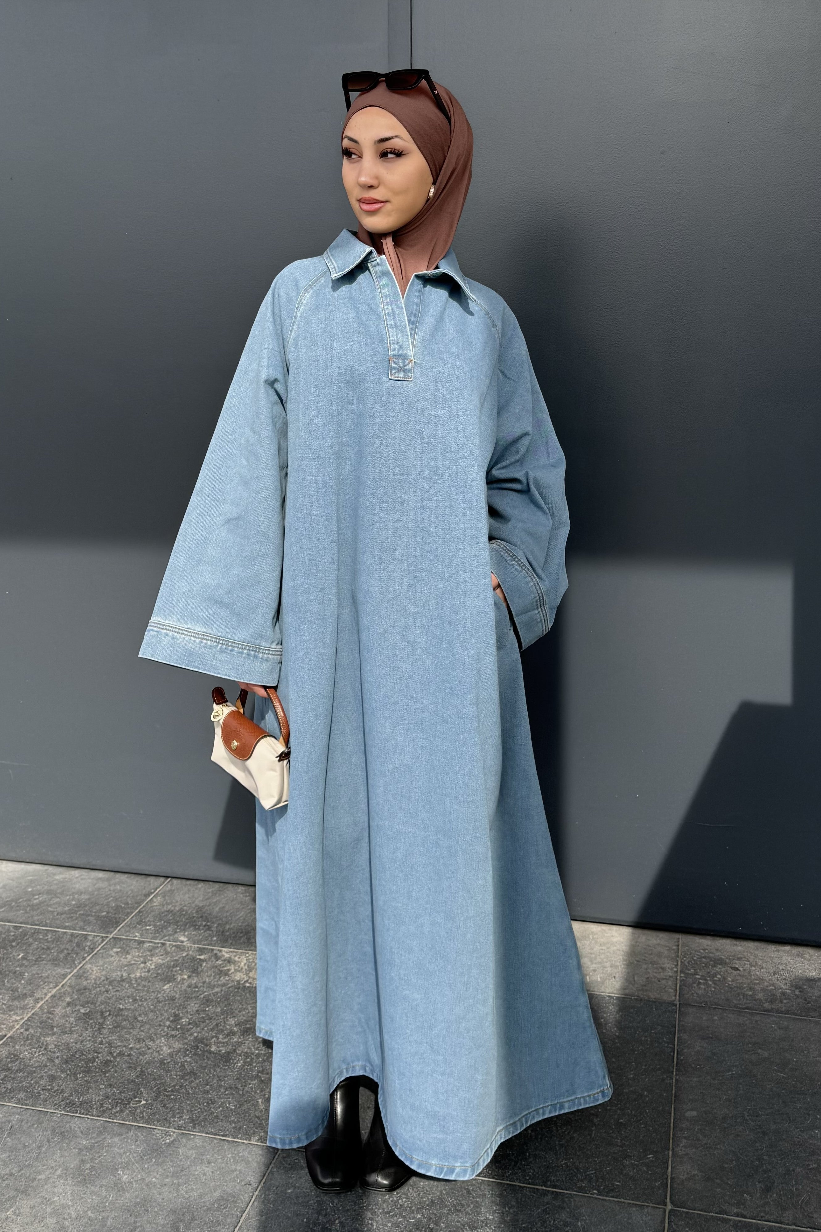 Denim Abaya