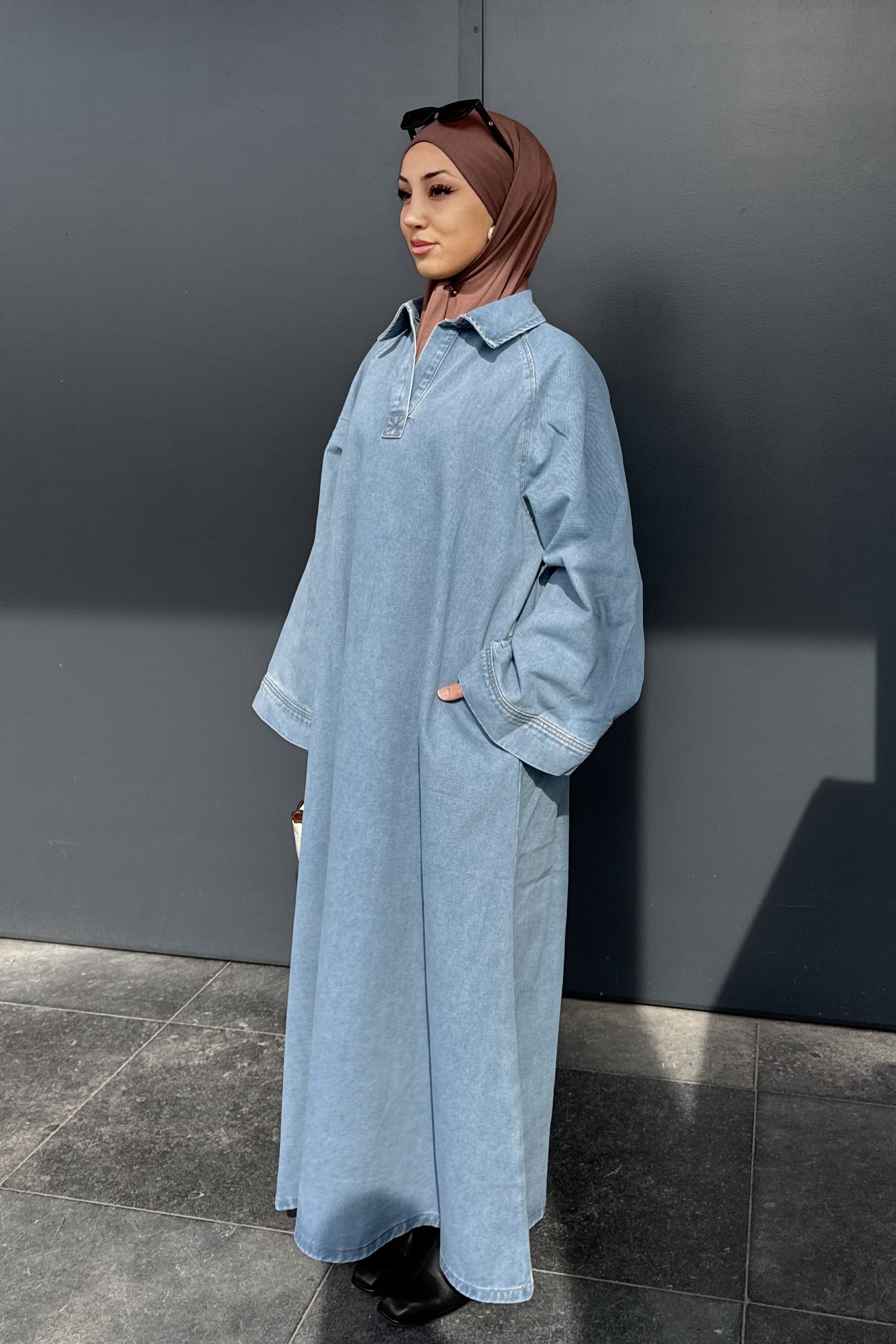 Denim Abaya