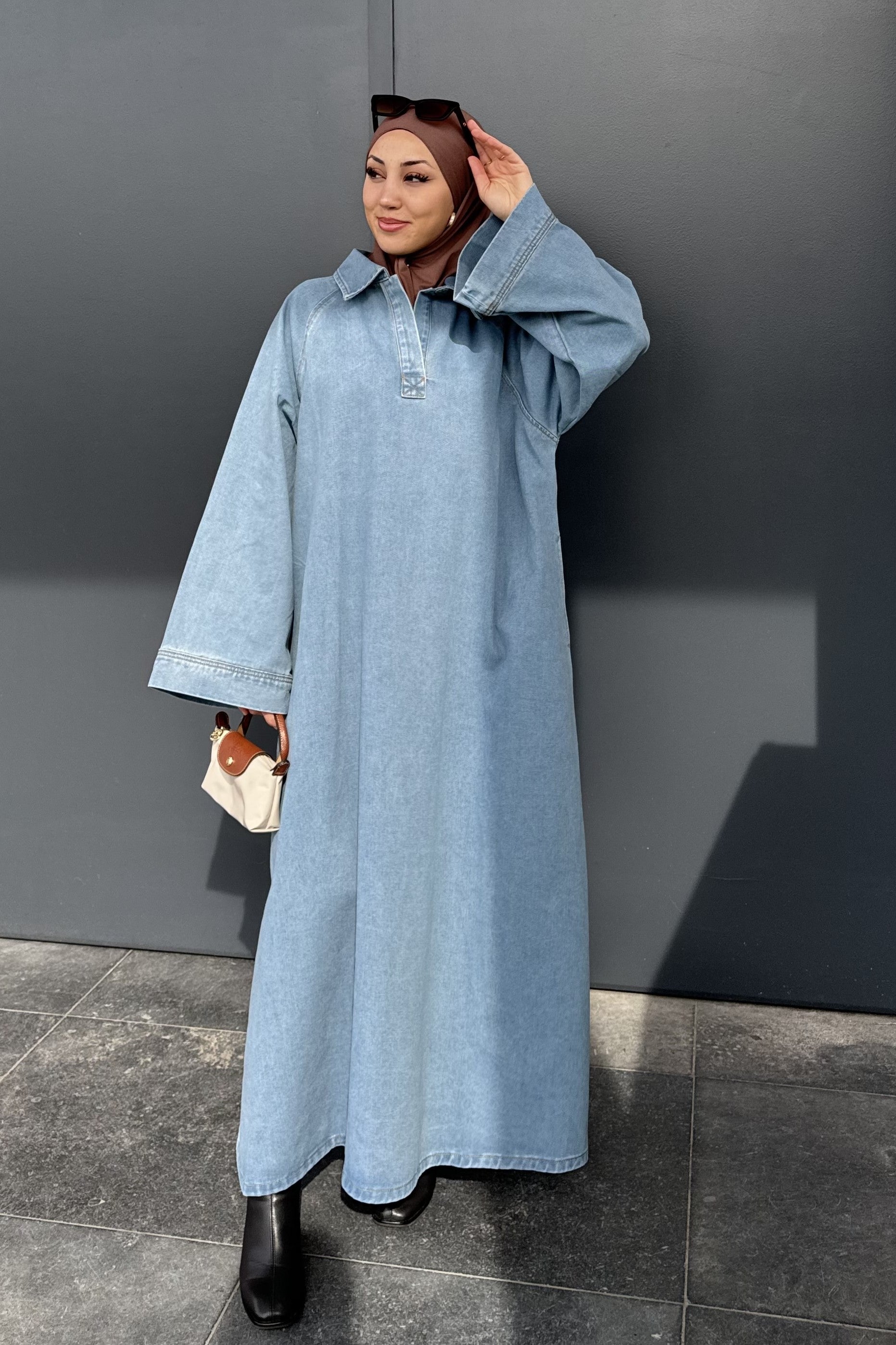 Denim Abaya