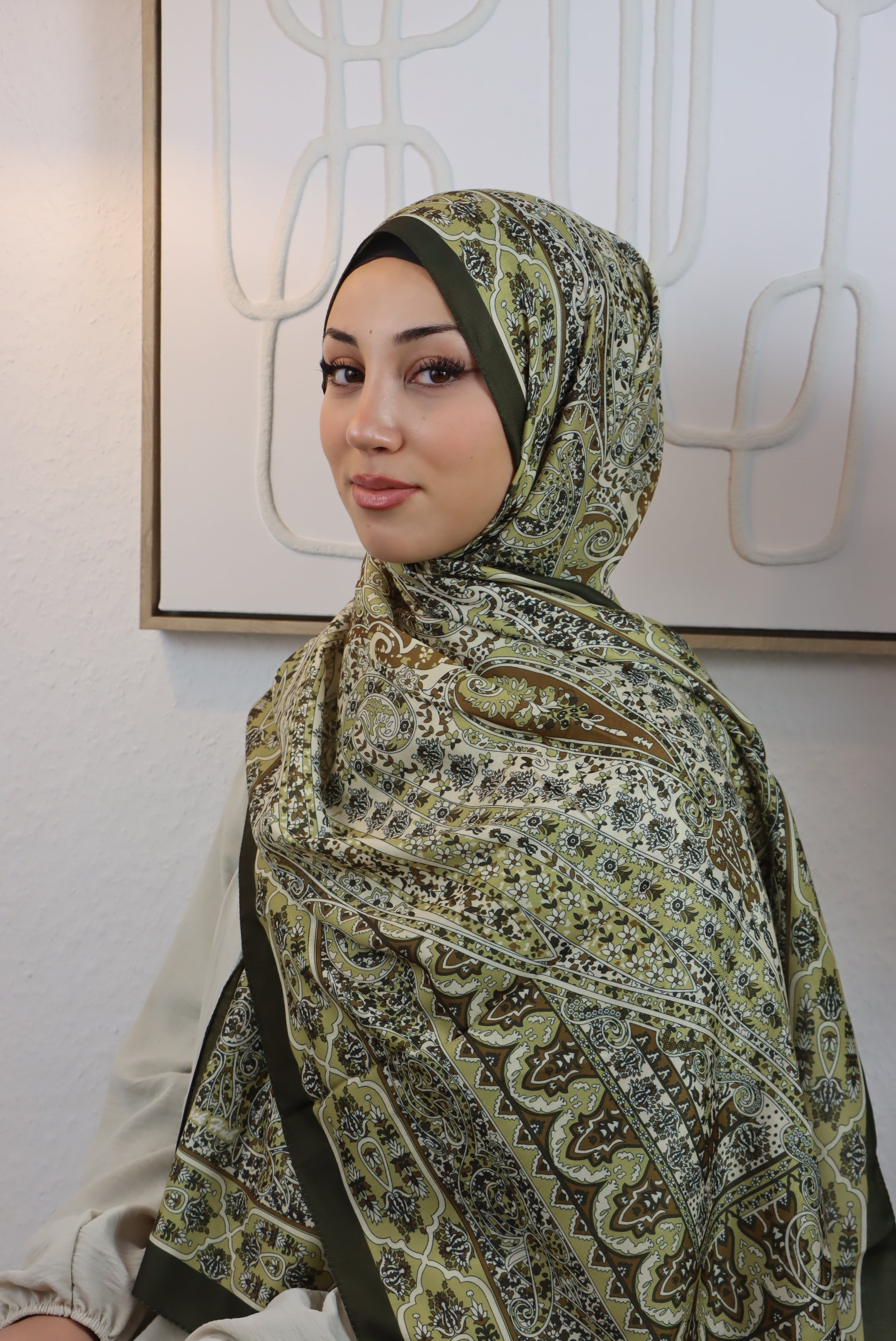 Bohemian Hijab Khaki/Brown