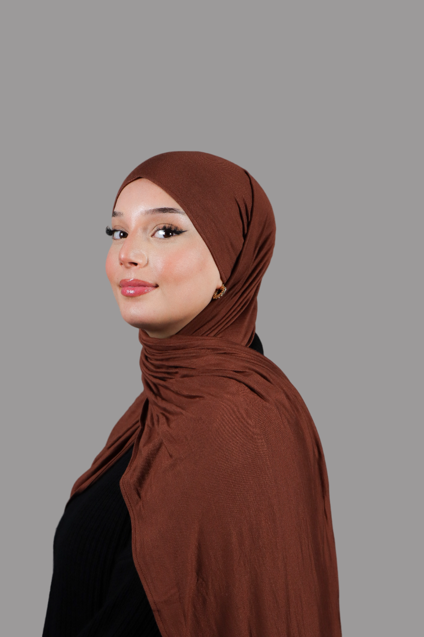 PREMIUM JERSEY ROTBRAUN