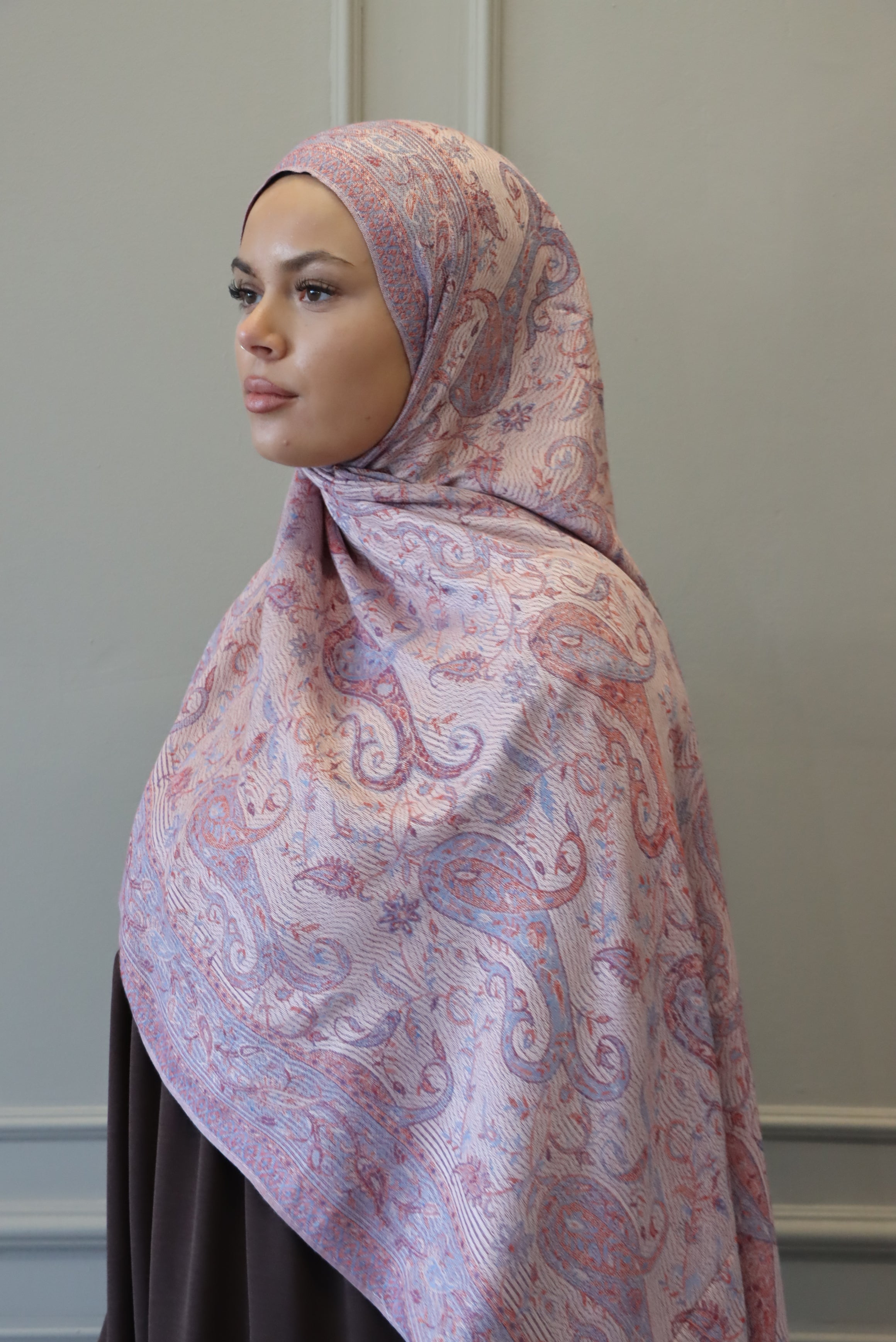 Pashmina crème/rose