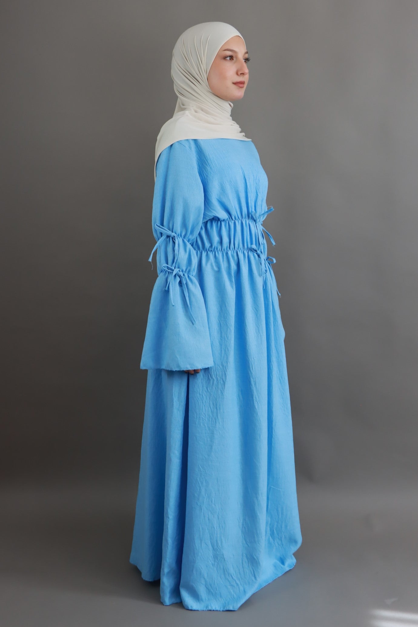 "Ayza" Kleid in Babyblau