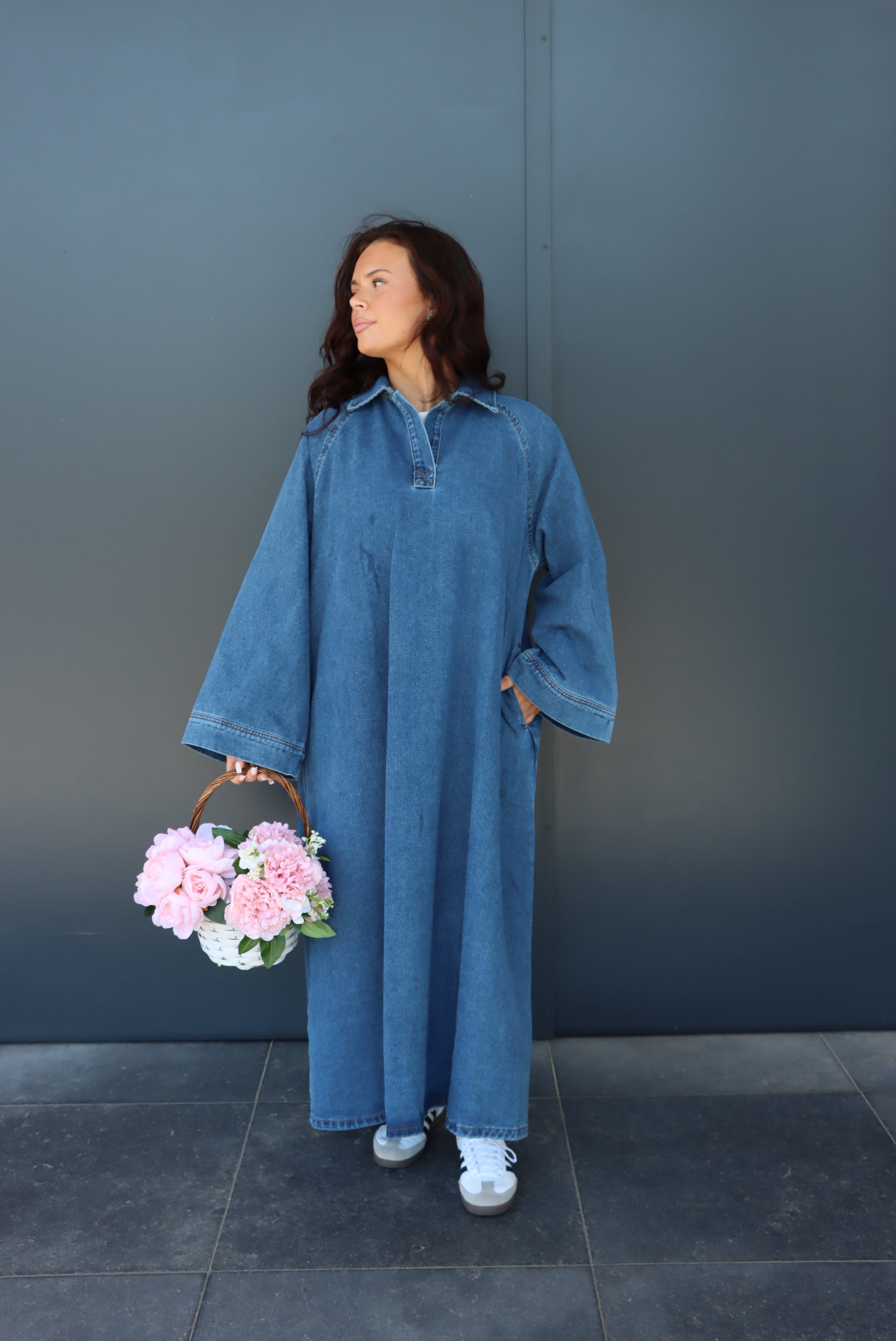 Denim Abaya