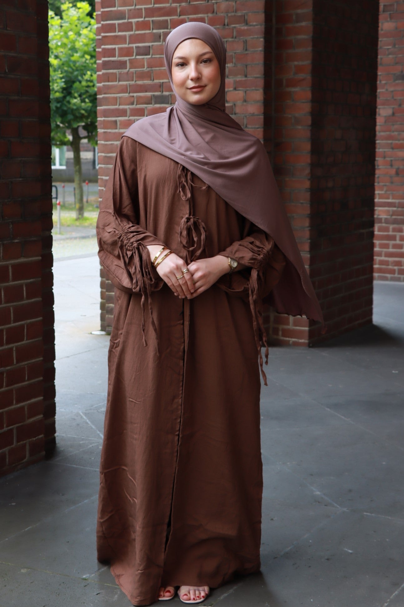 "Nadia" Kimono in Braun