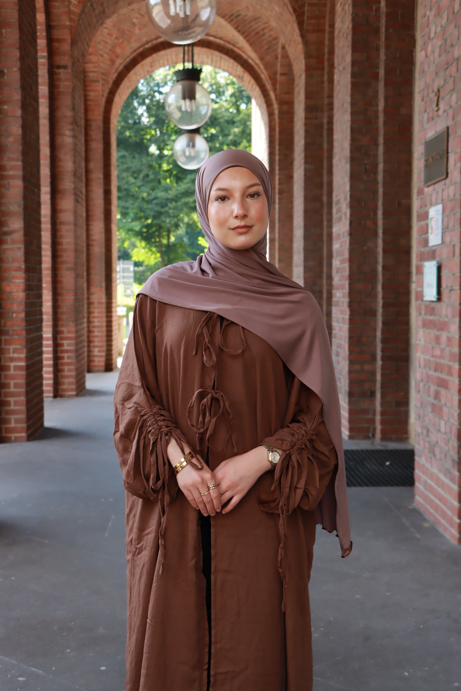 "Nadia" Kimono in Braun
