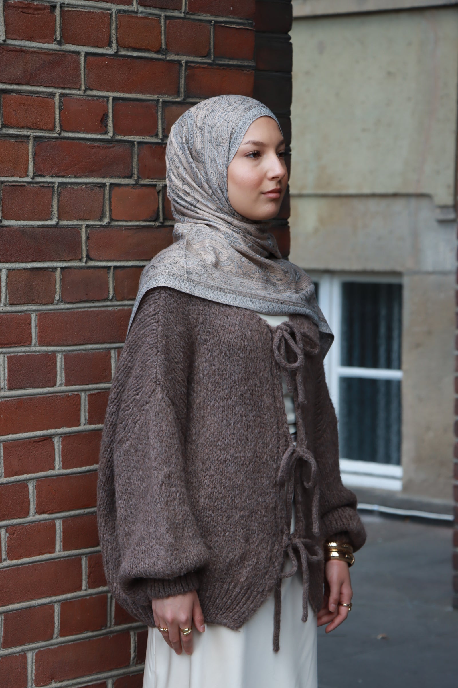 Amira Cardigan kurz in Braun