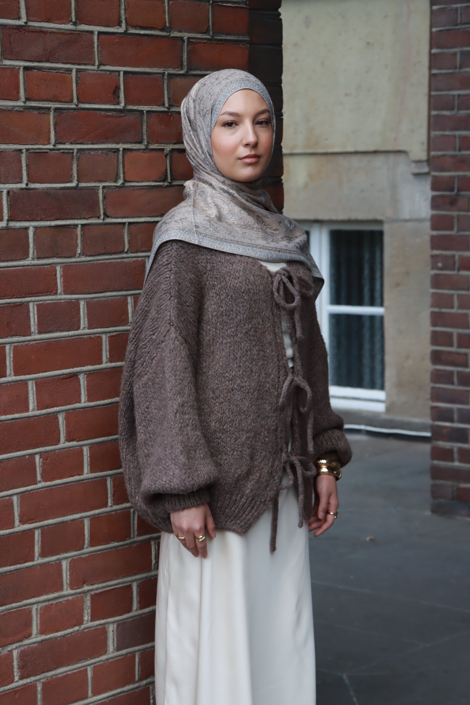 Amira Cardigan kurz in Braun