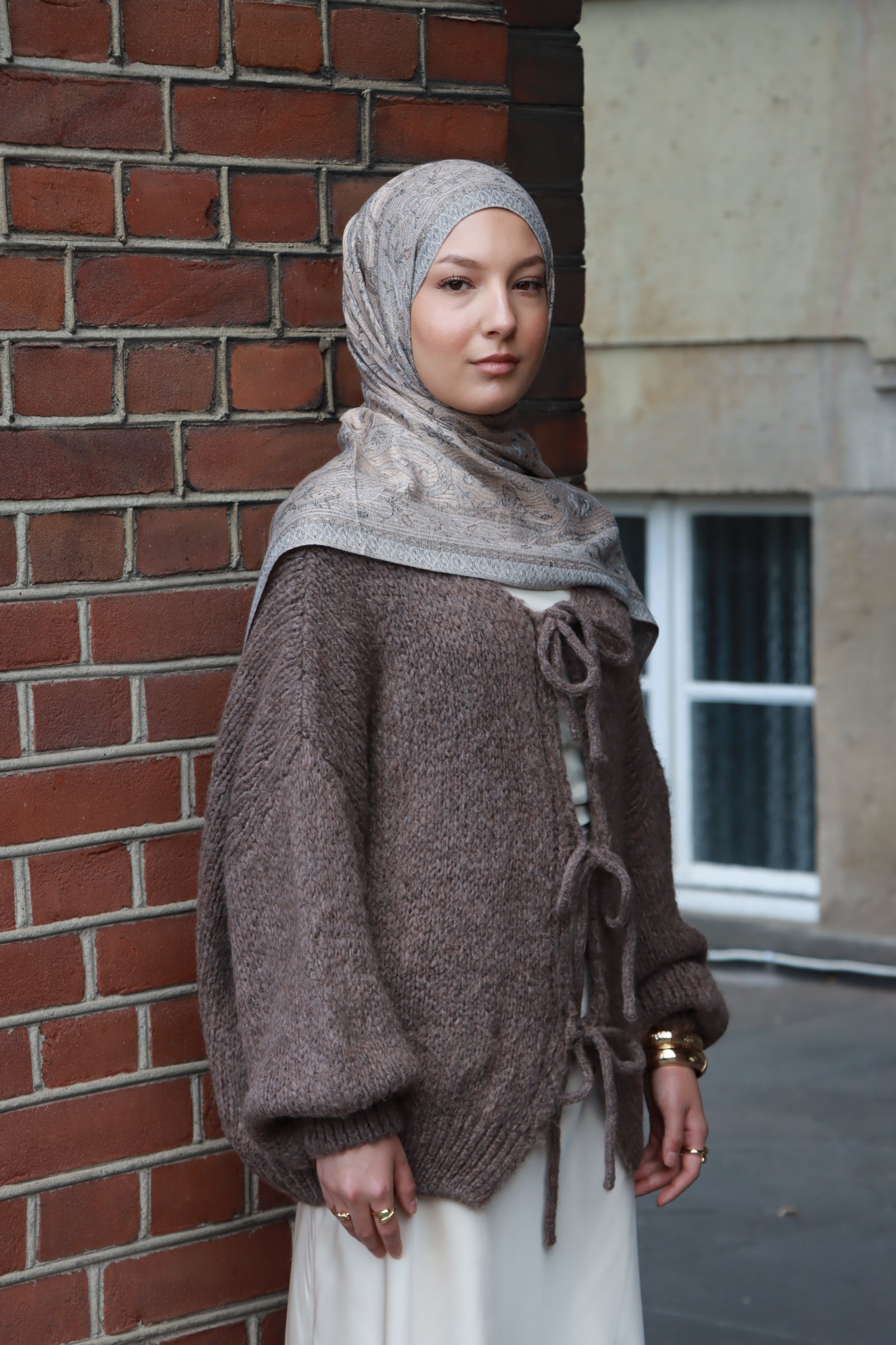 Amira Cardigan kurz in Braun