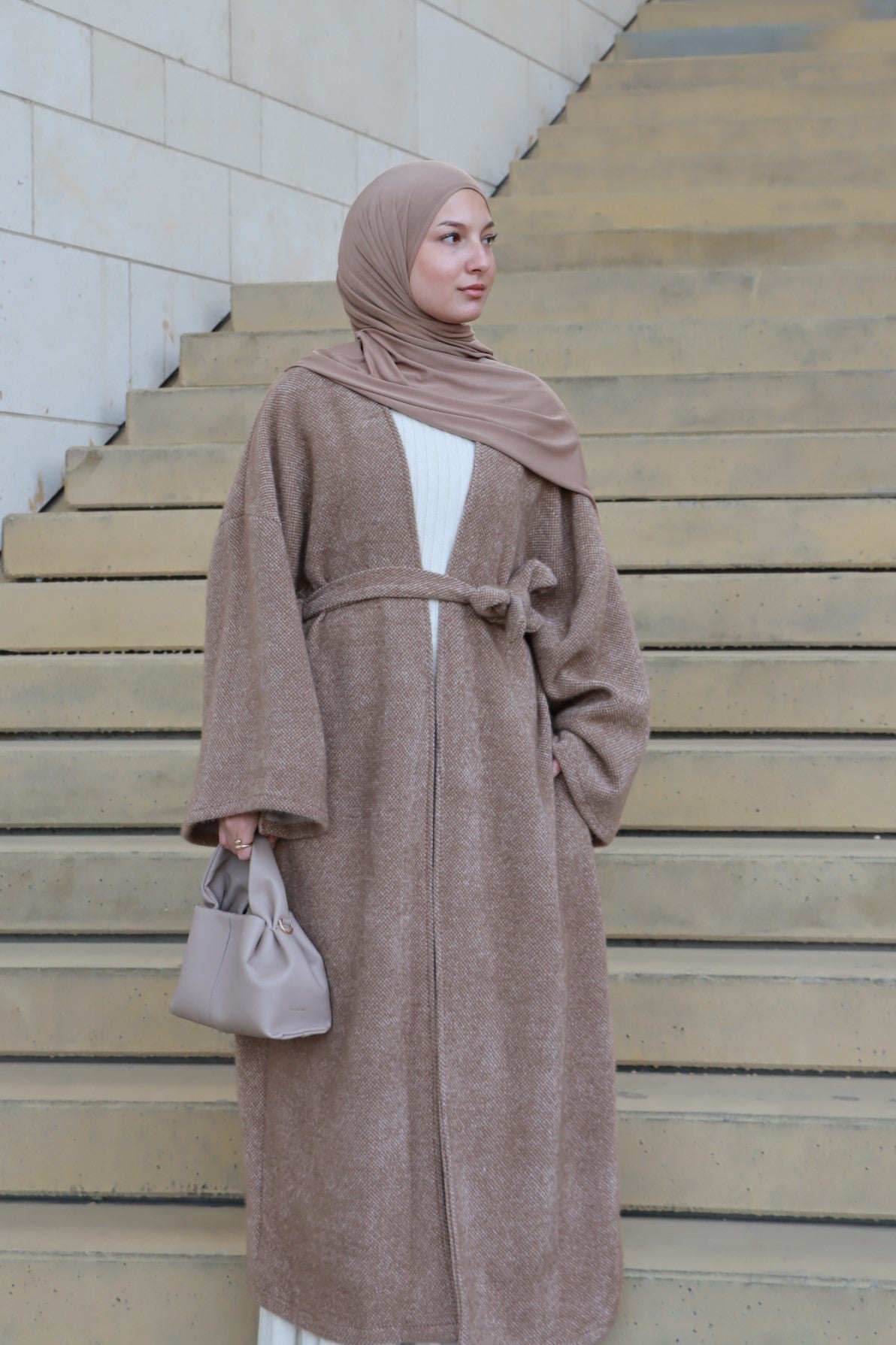 Sera Mantel in Camel