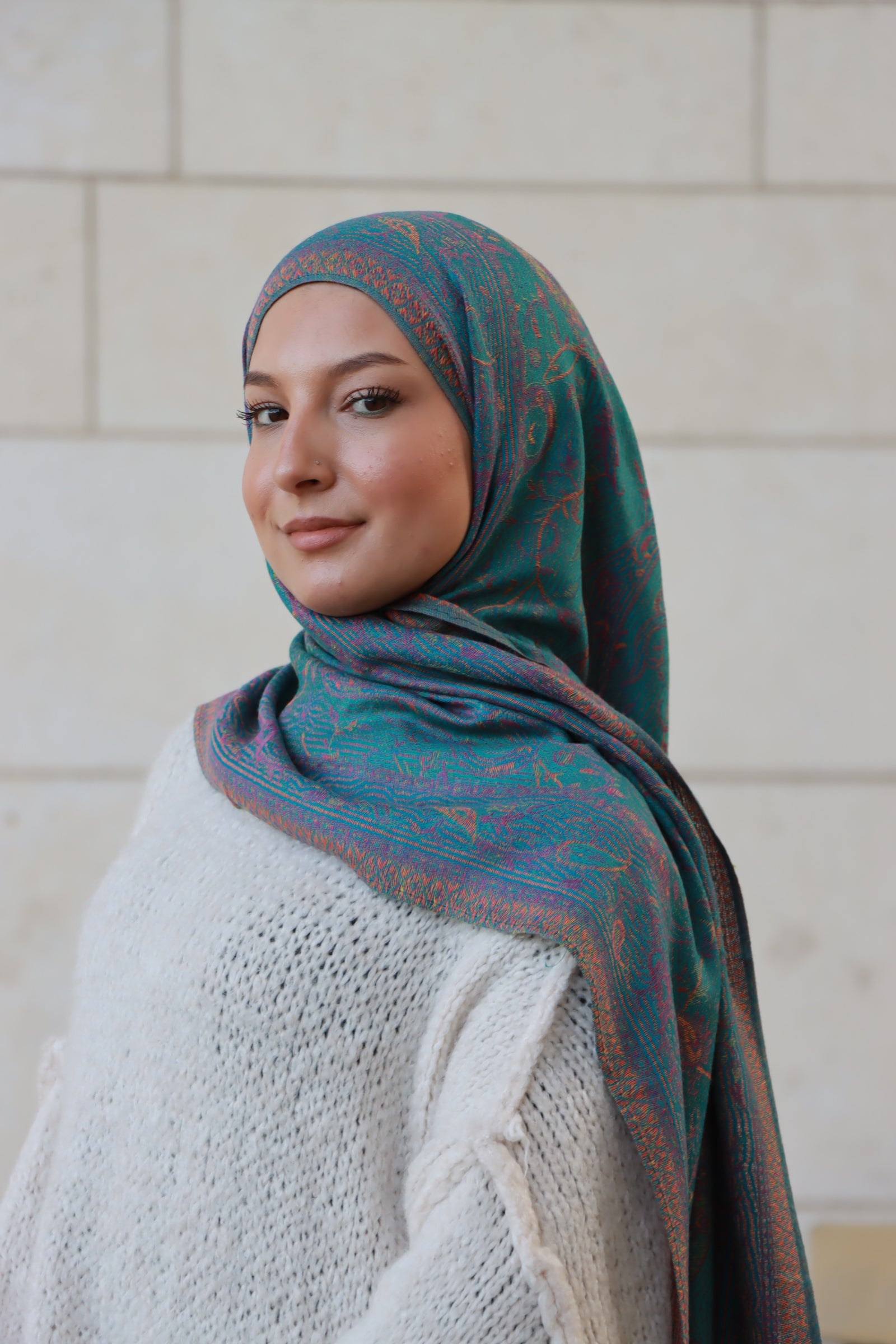 Pashmina en vert