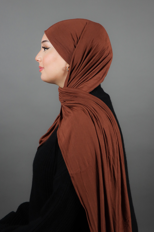MAILLOT PREMIUM ROUGE-MARRON
