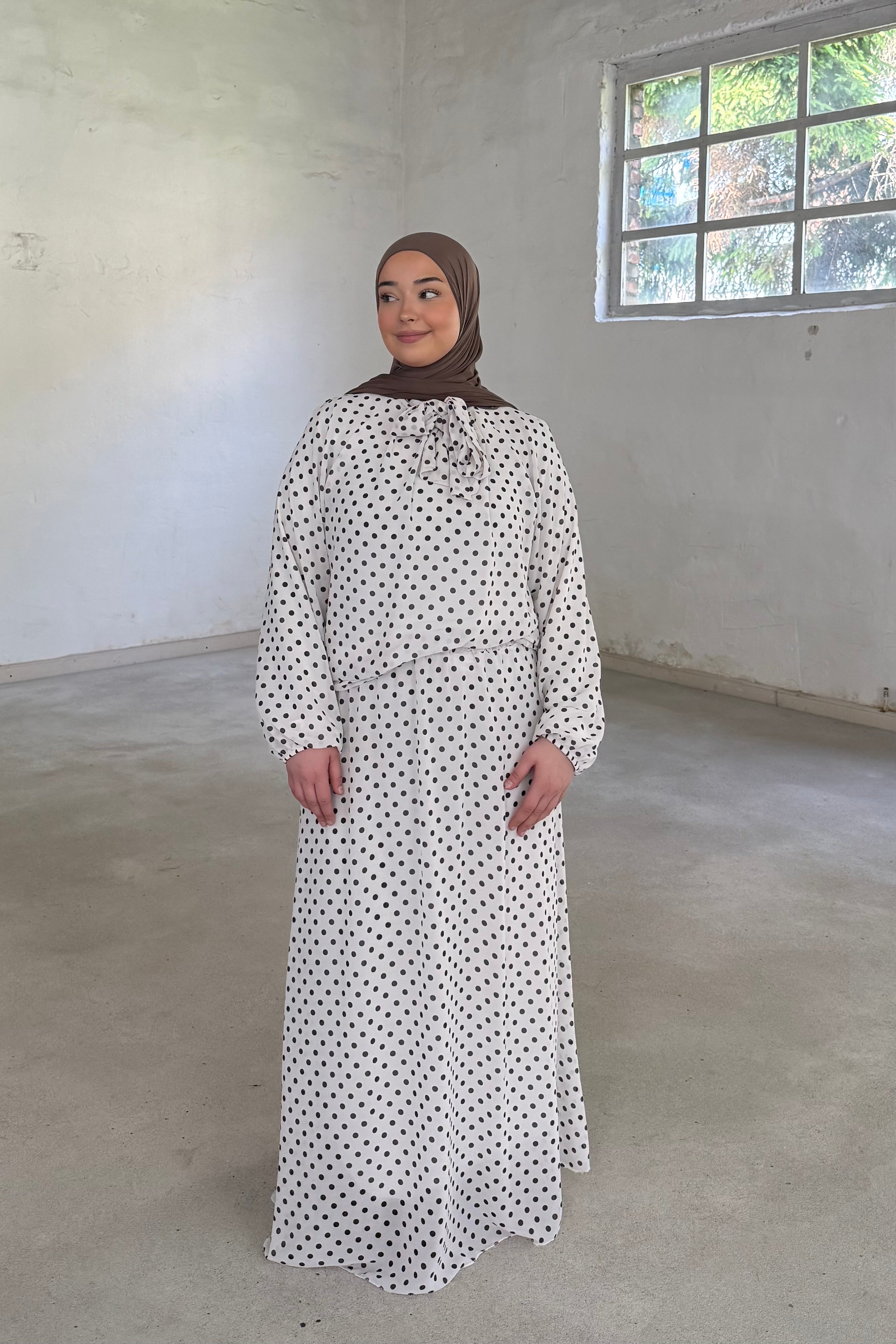Belle Bluse mit Punkten