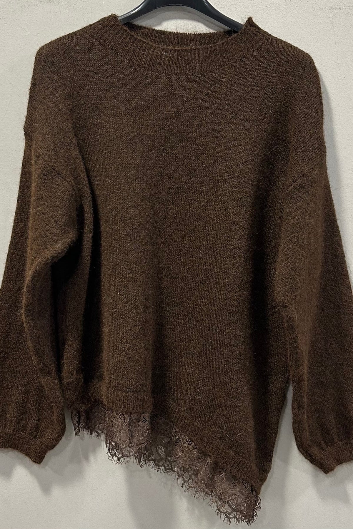 Pullover mit Spitze