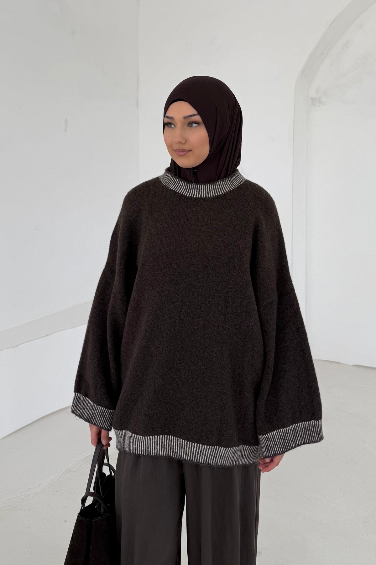 Pullover mit Streifen