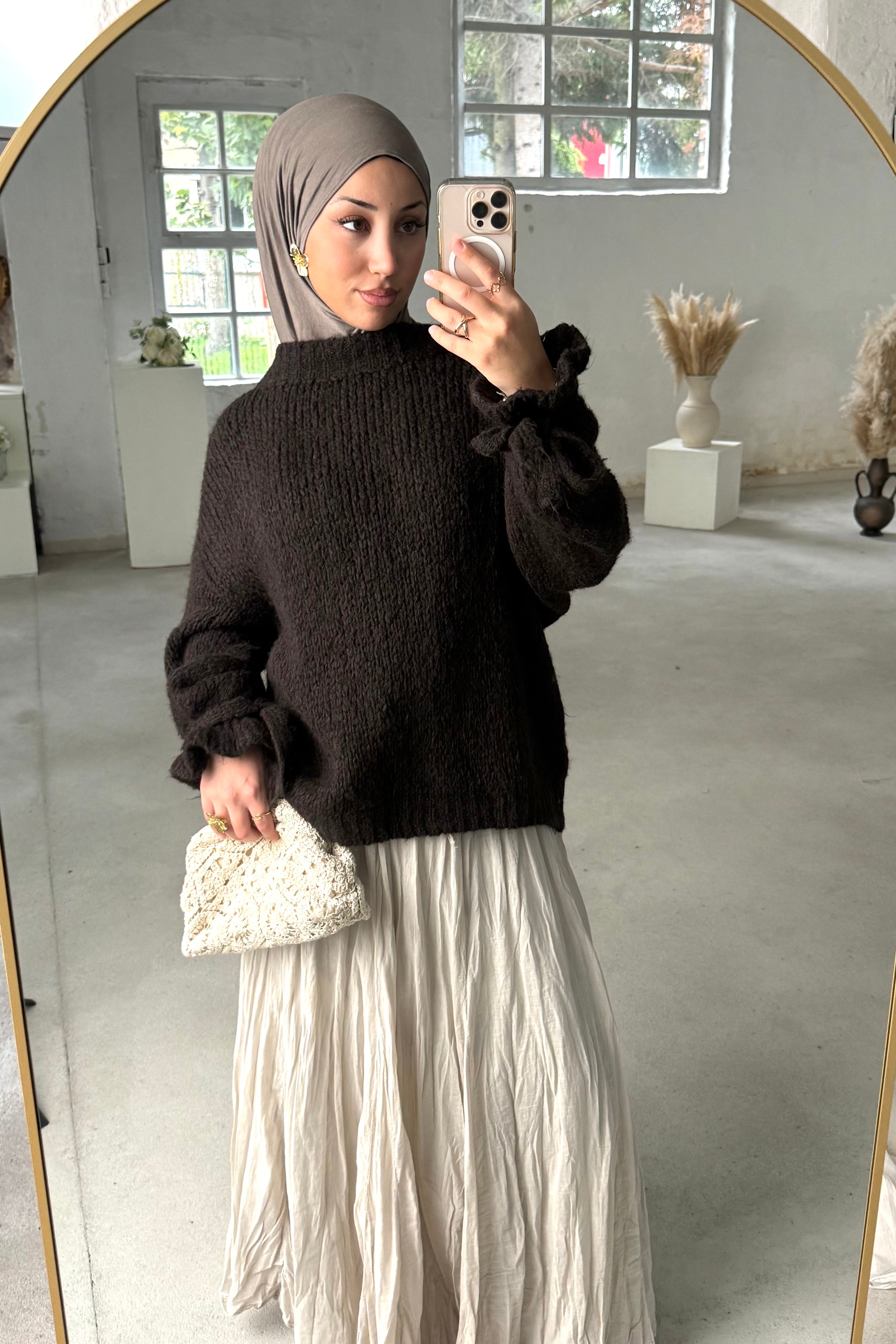 Mimi PULLOVER MIT SCHÜRDETAIL