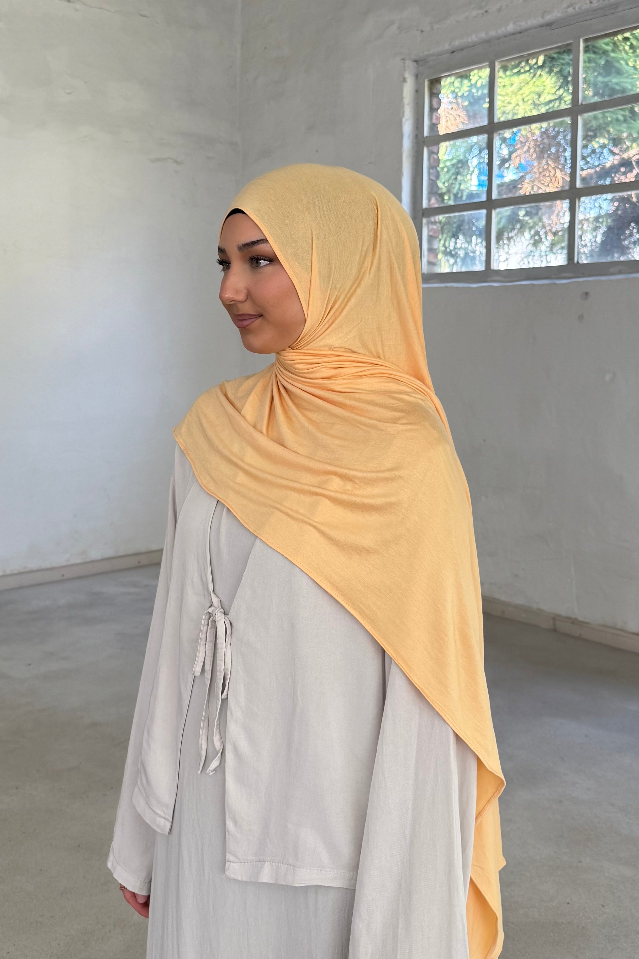 Premium Jersey in Apricot
