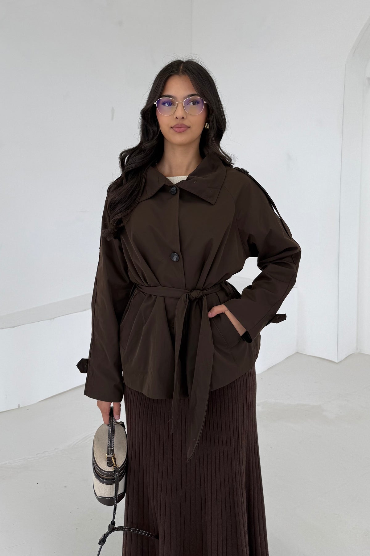 Trenchcoat in kurz