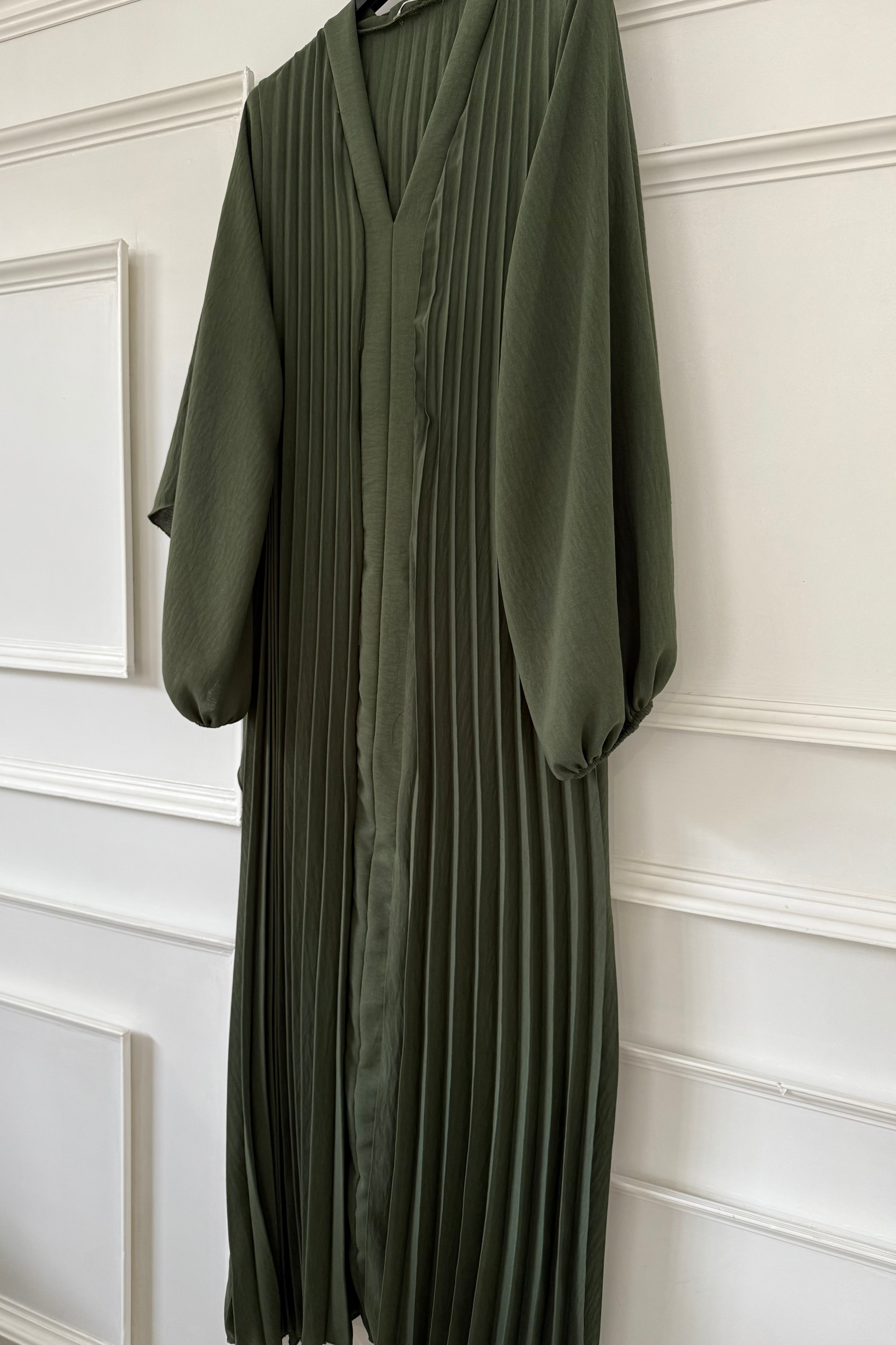 Plissee Abaya Set