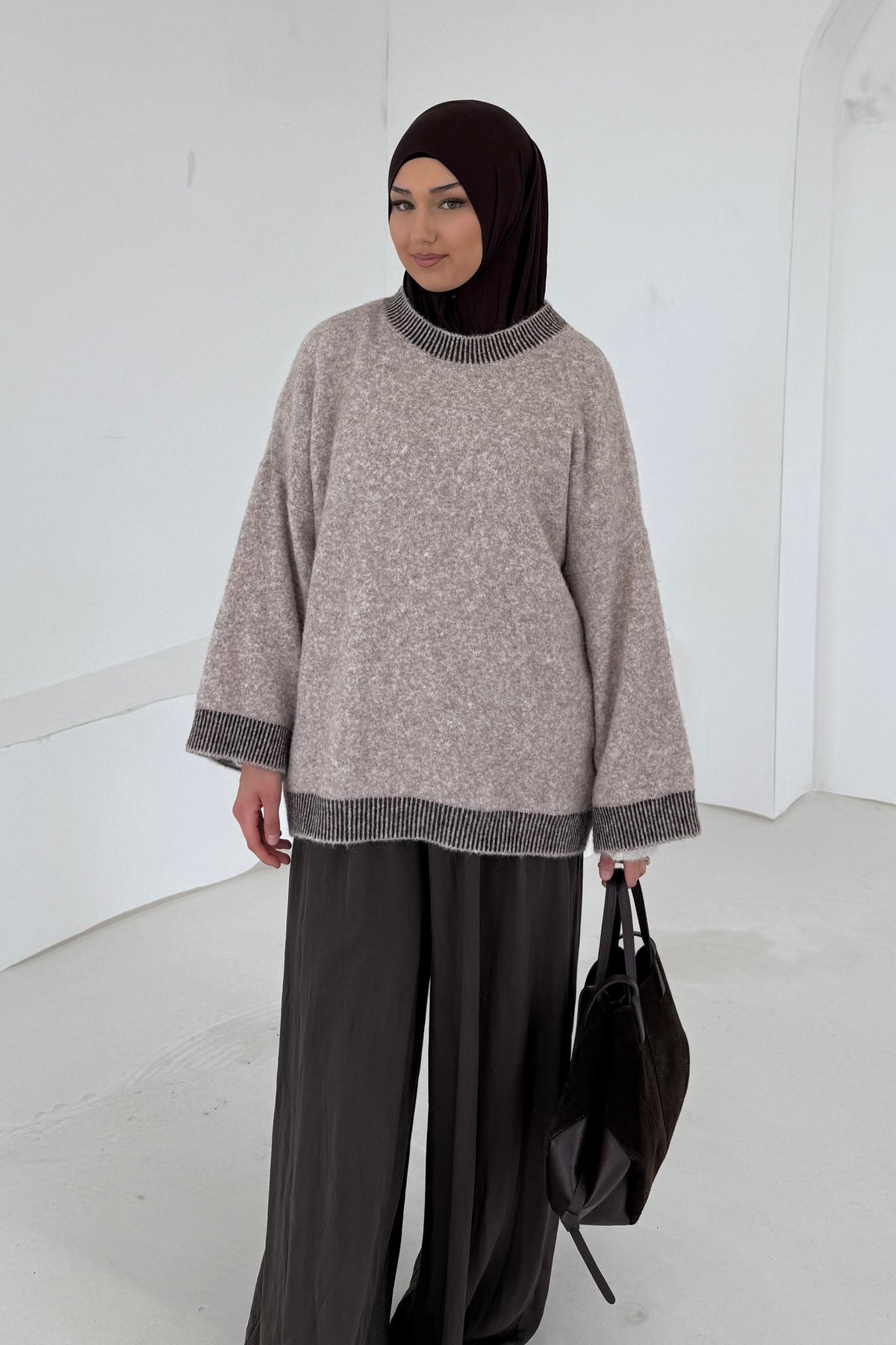 Pullover mit Streifen