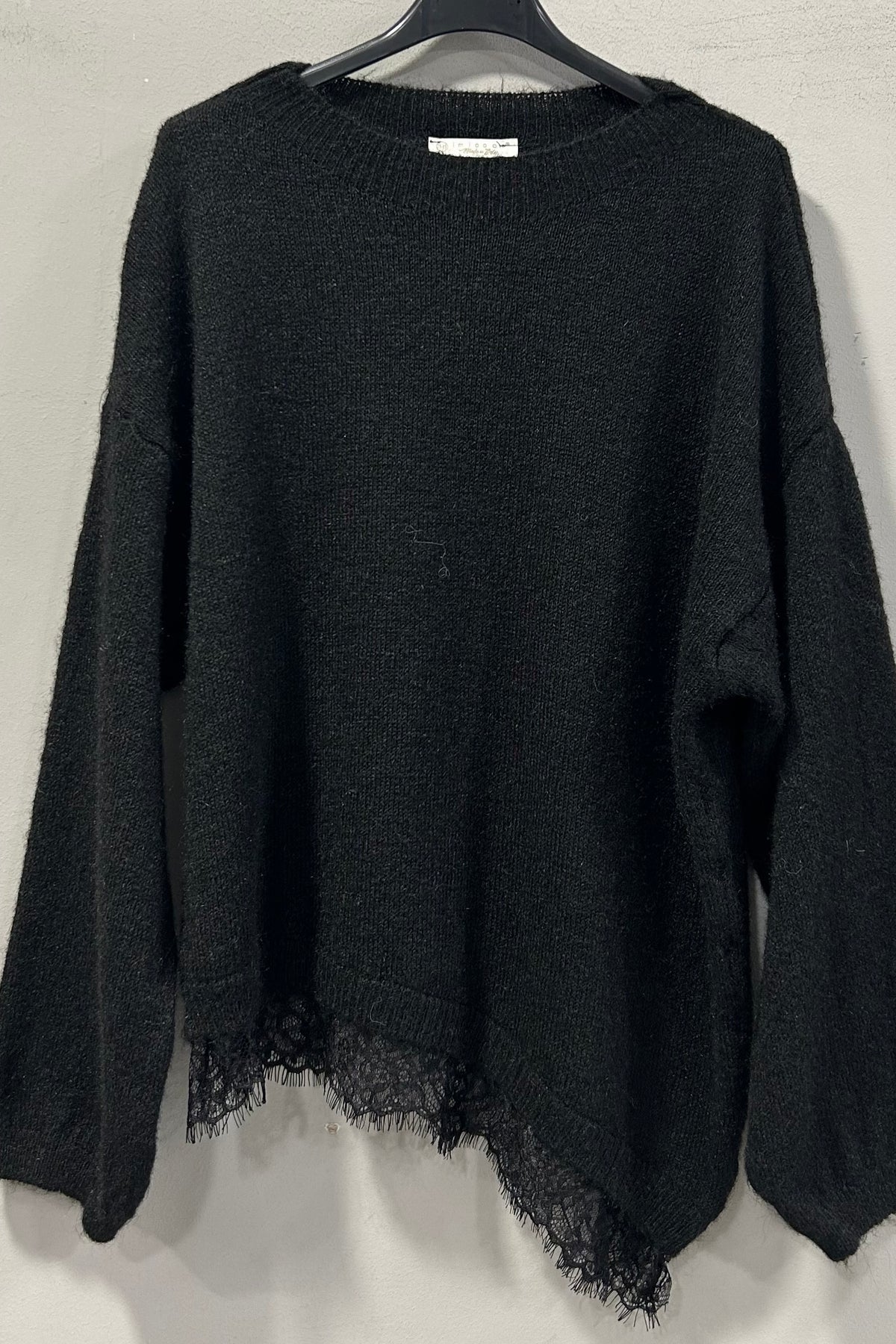 Pullover mit Spitze
