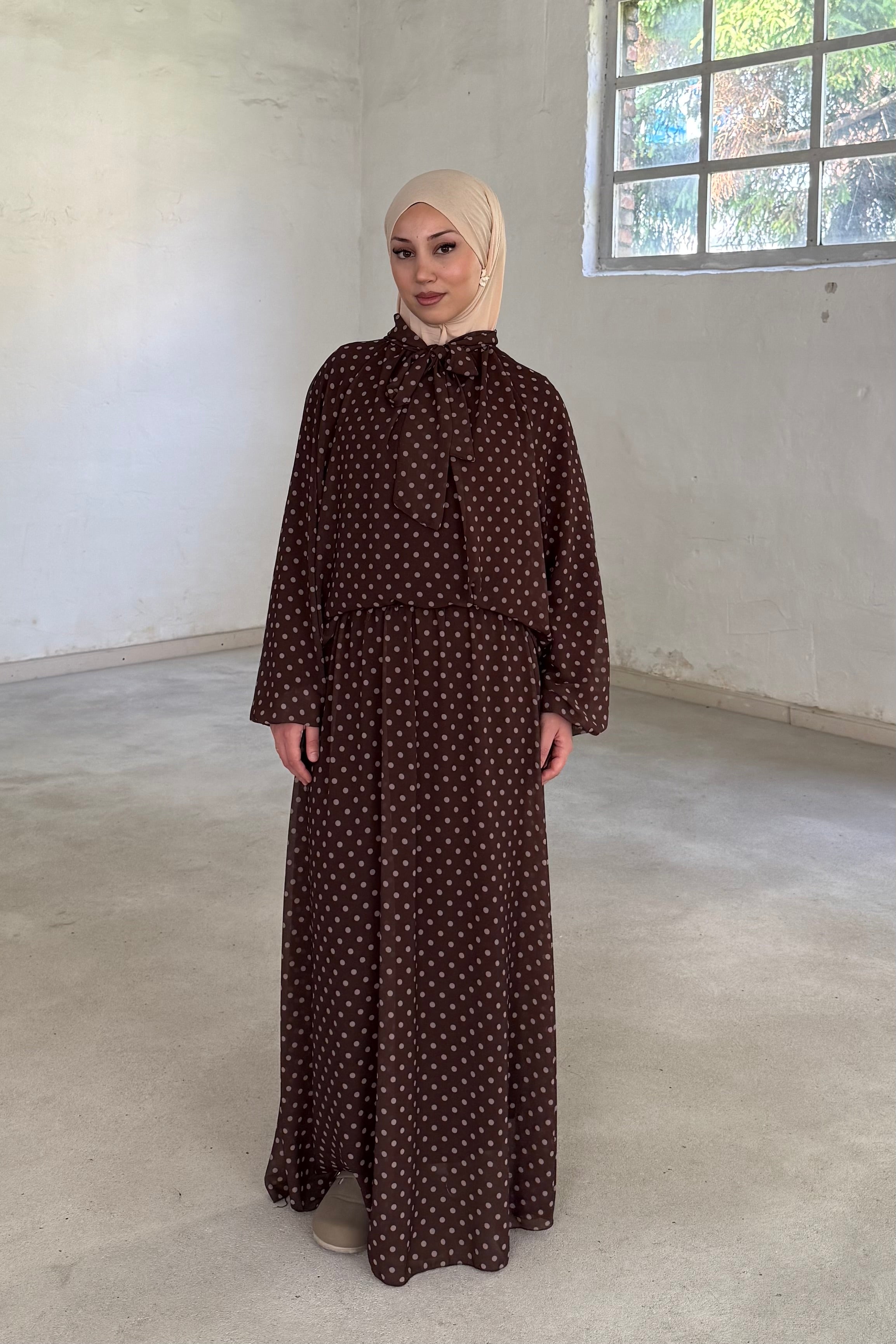 Belle Bluse mit Punkten