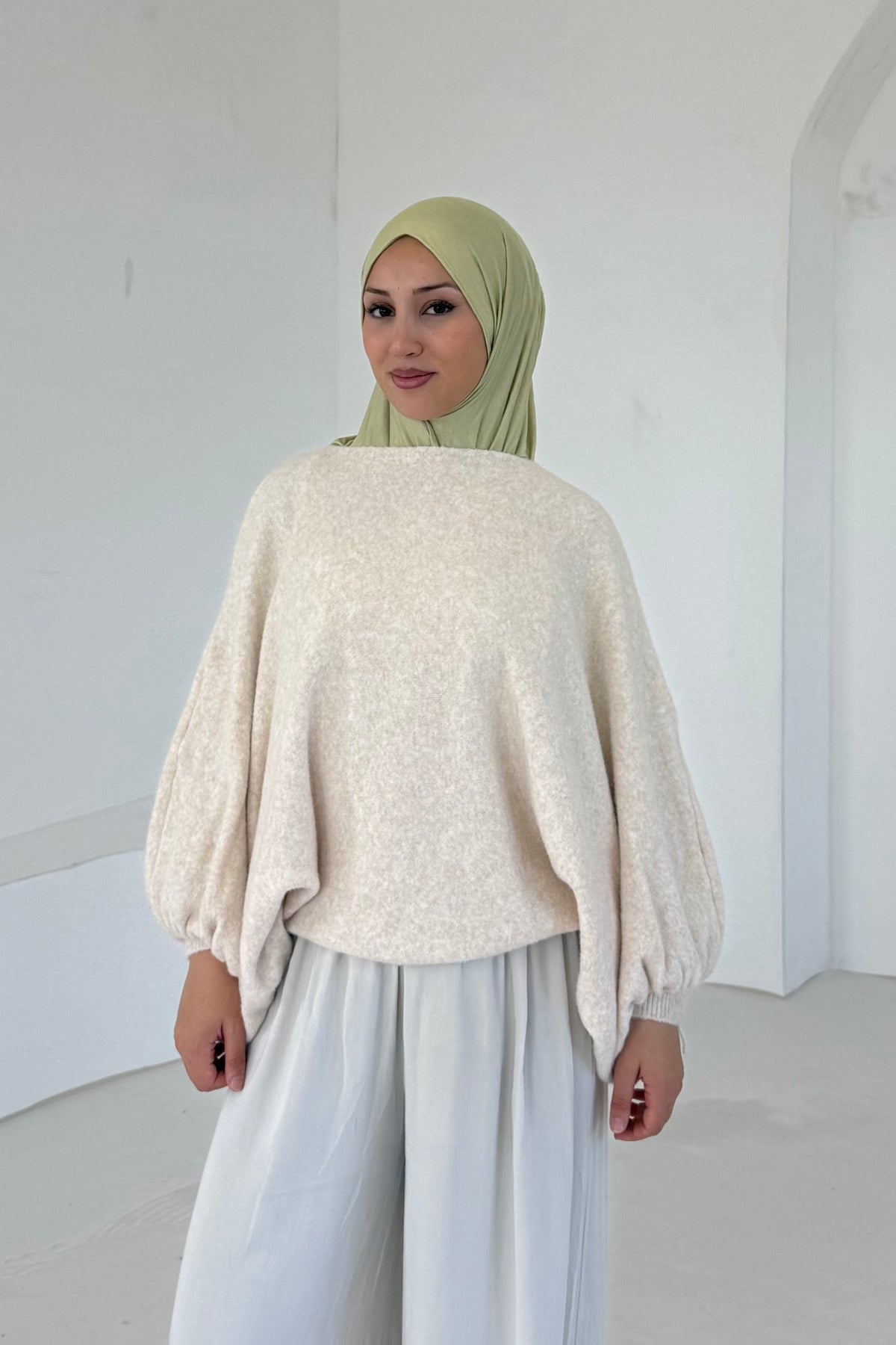 Pullover mit Fledermausärmel