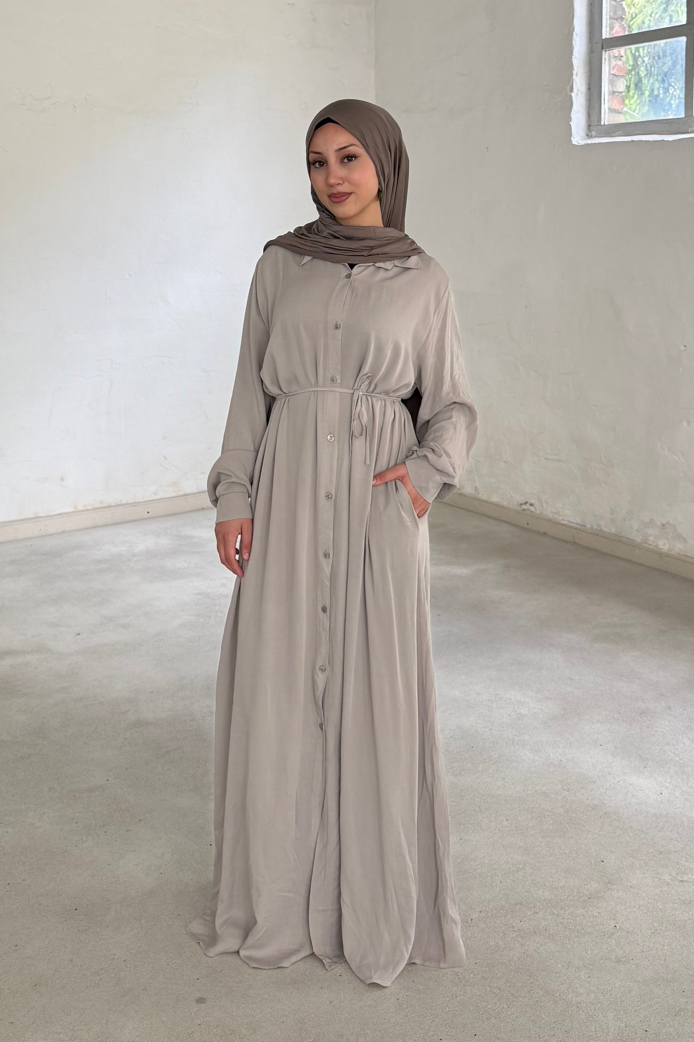 Lyocell Hemd Kleid