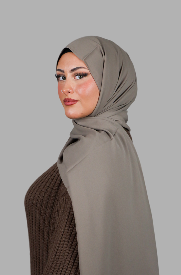 PREMIUM KREPP IN TAUPE