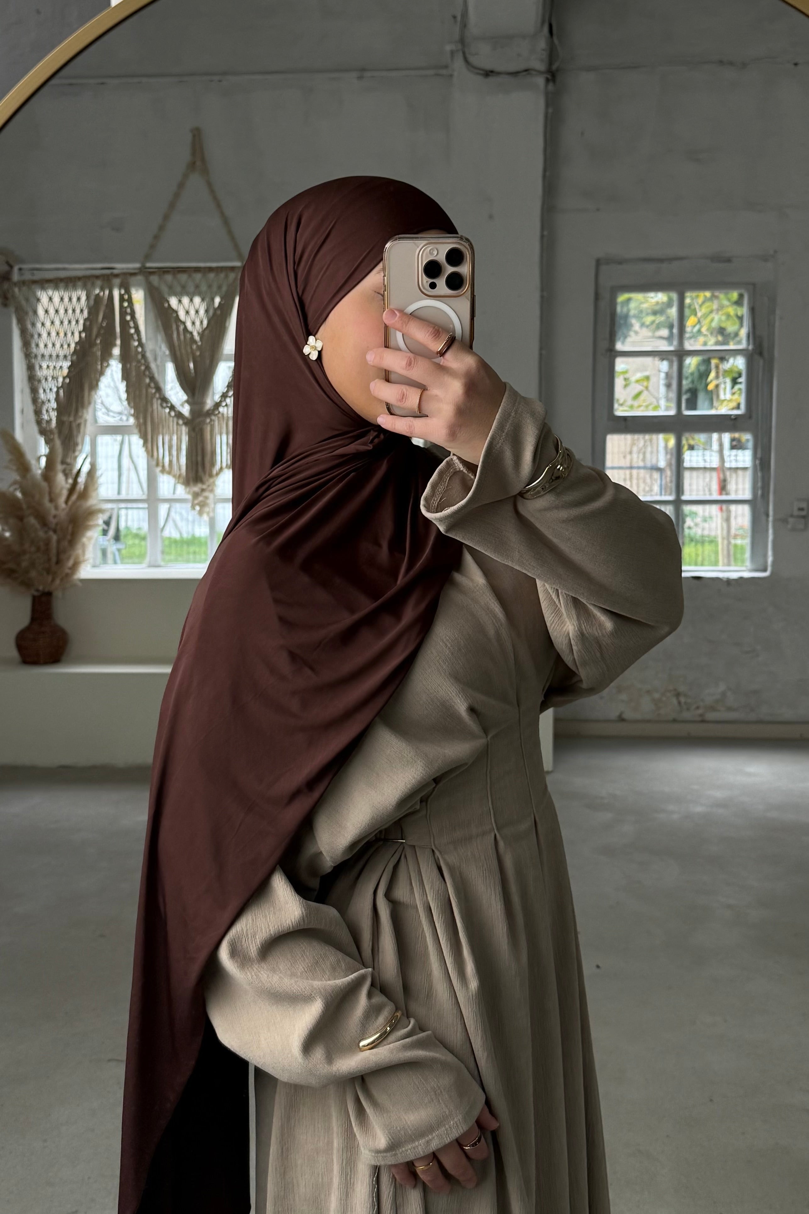 Liquid Jersey in Braun